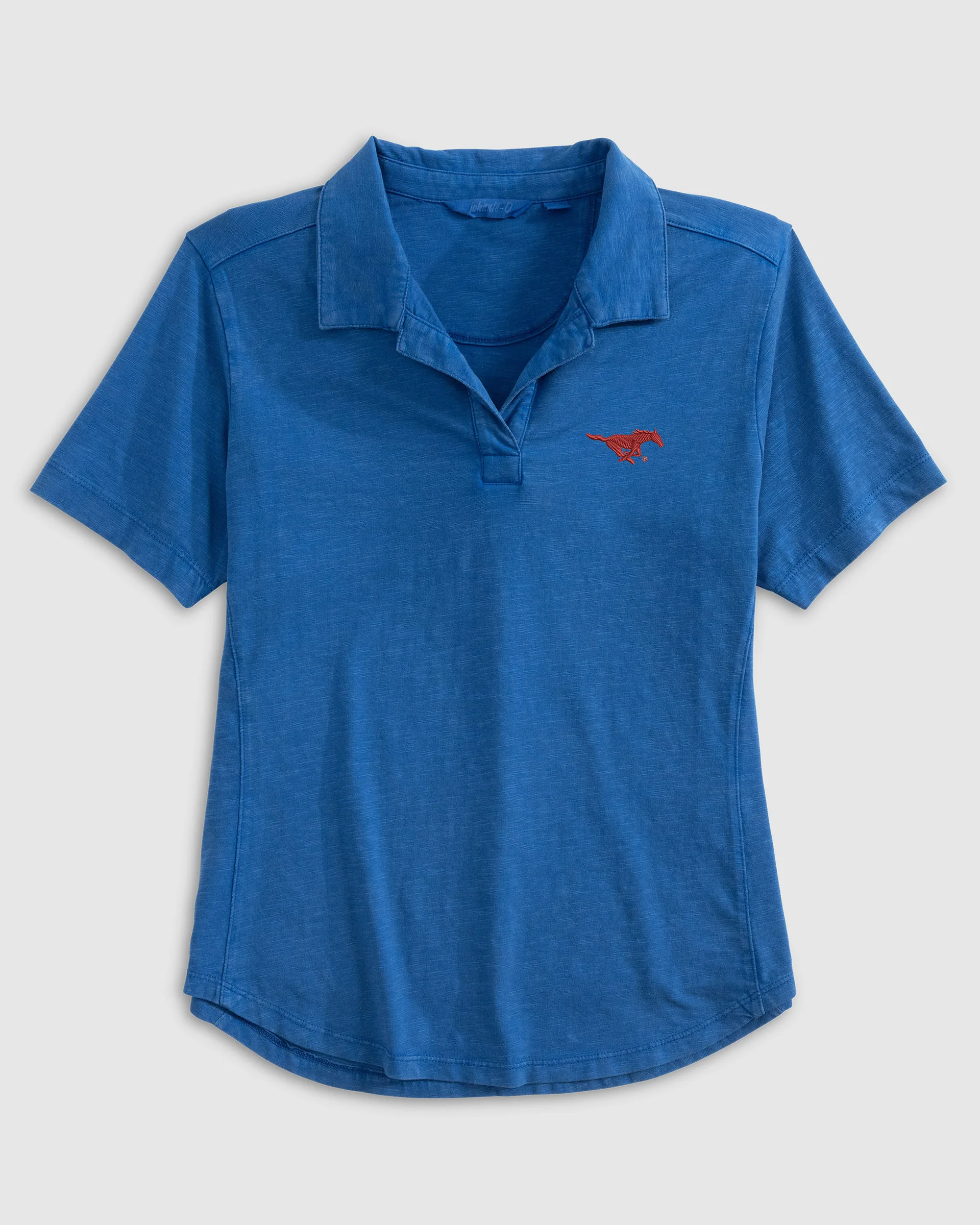 Women's Southern Methodist University Coastal Wash Polo - Image 3