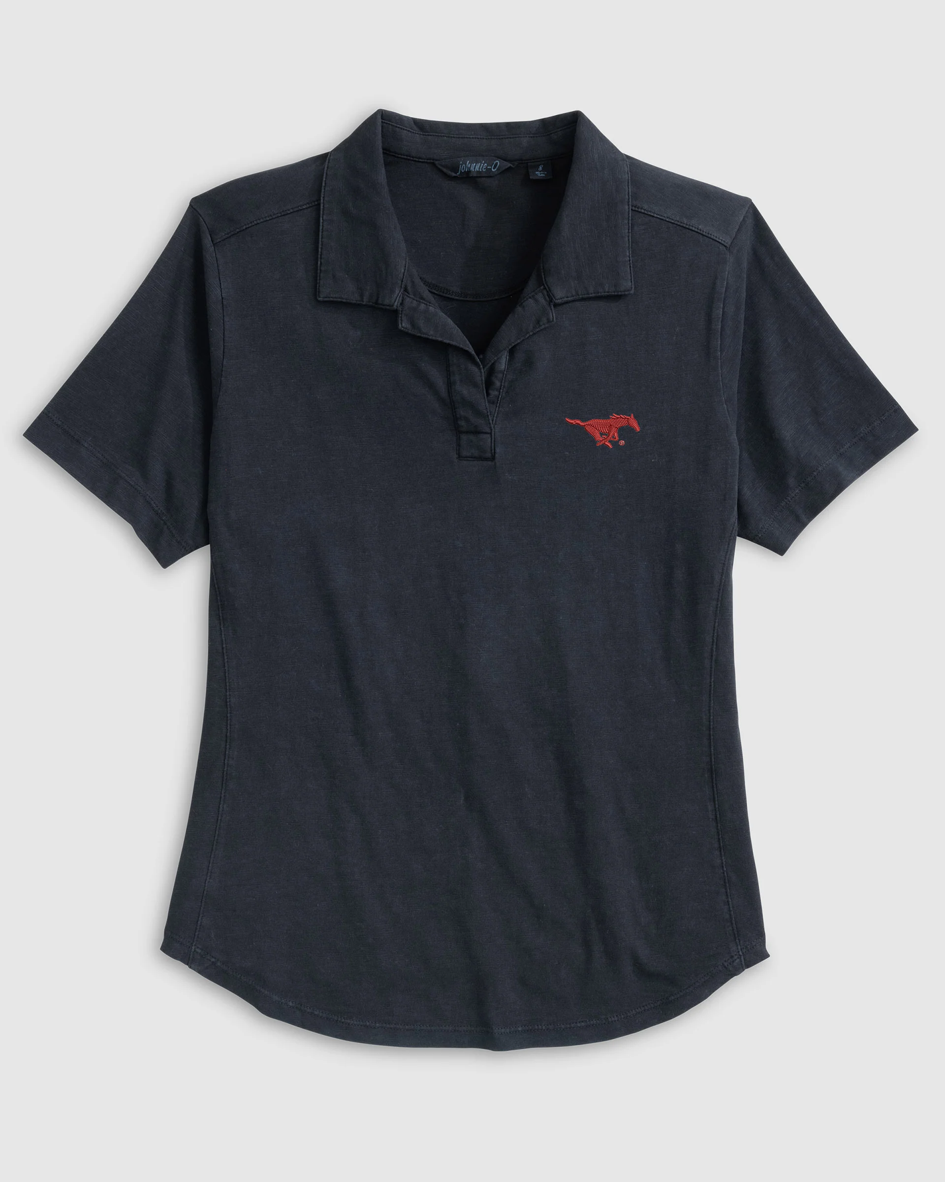 Women's Southern Methodist University Coastal Wash Polo - Image 4