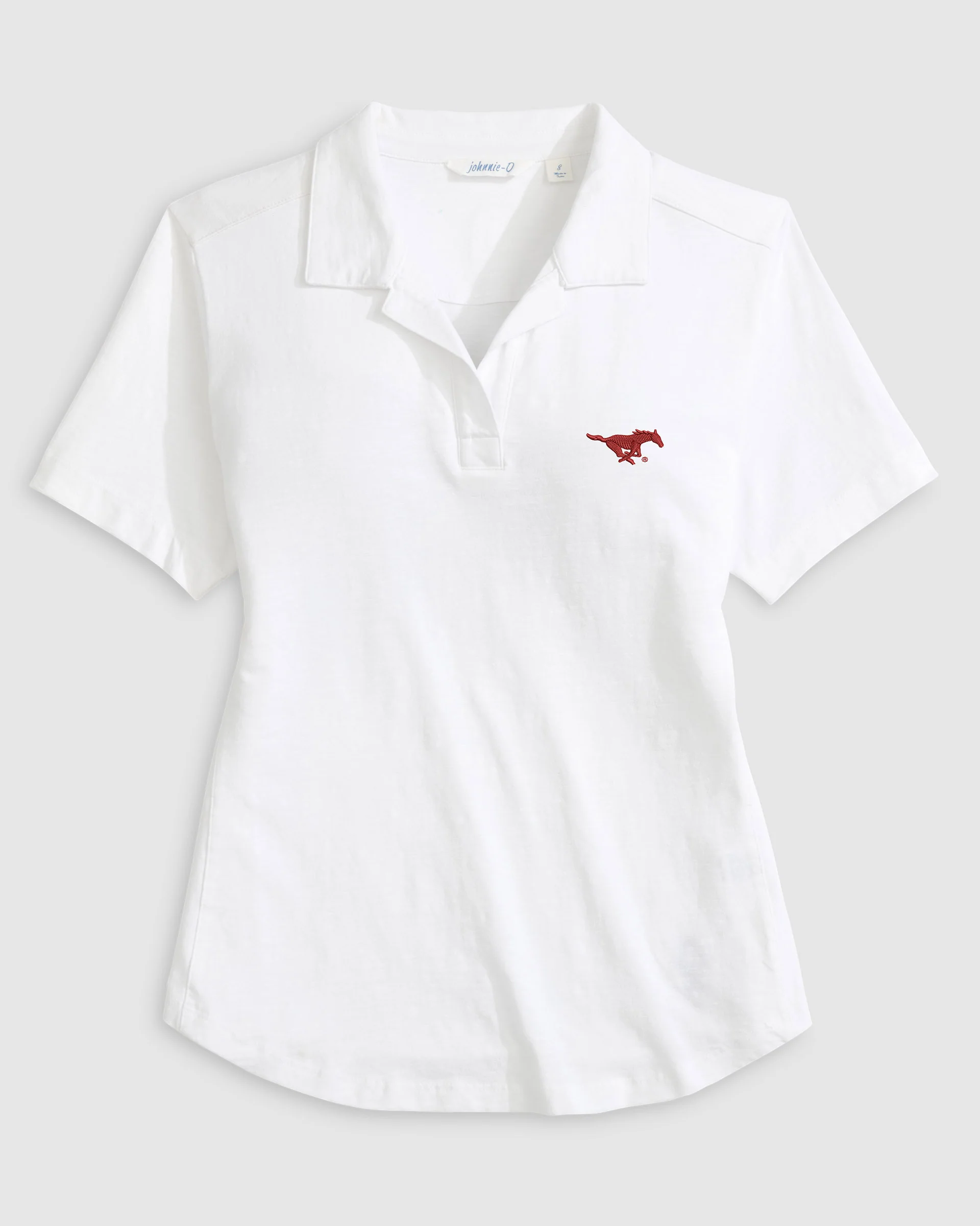 Women's Southern Methodist University Coastal Wash Polo - Image 6