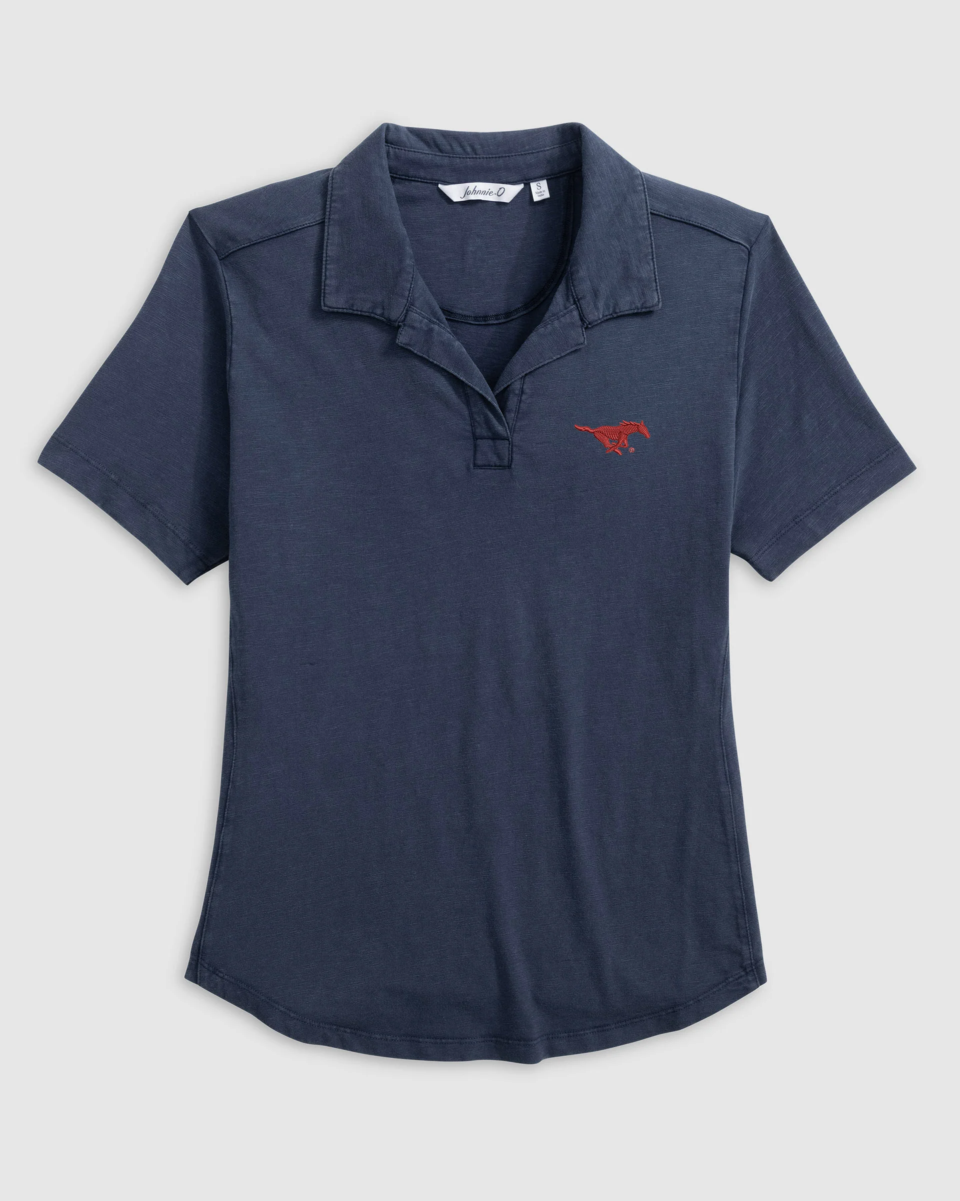 Women's Southern Methodist University Coastal Wash Polo - Image 7