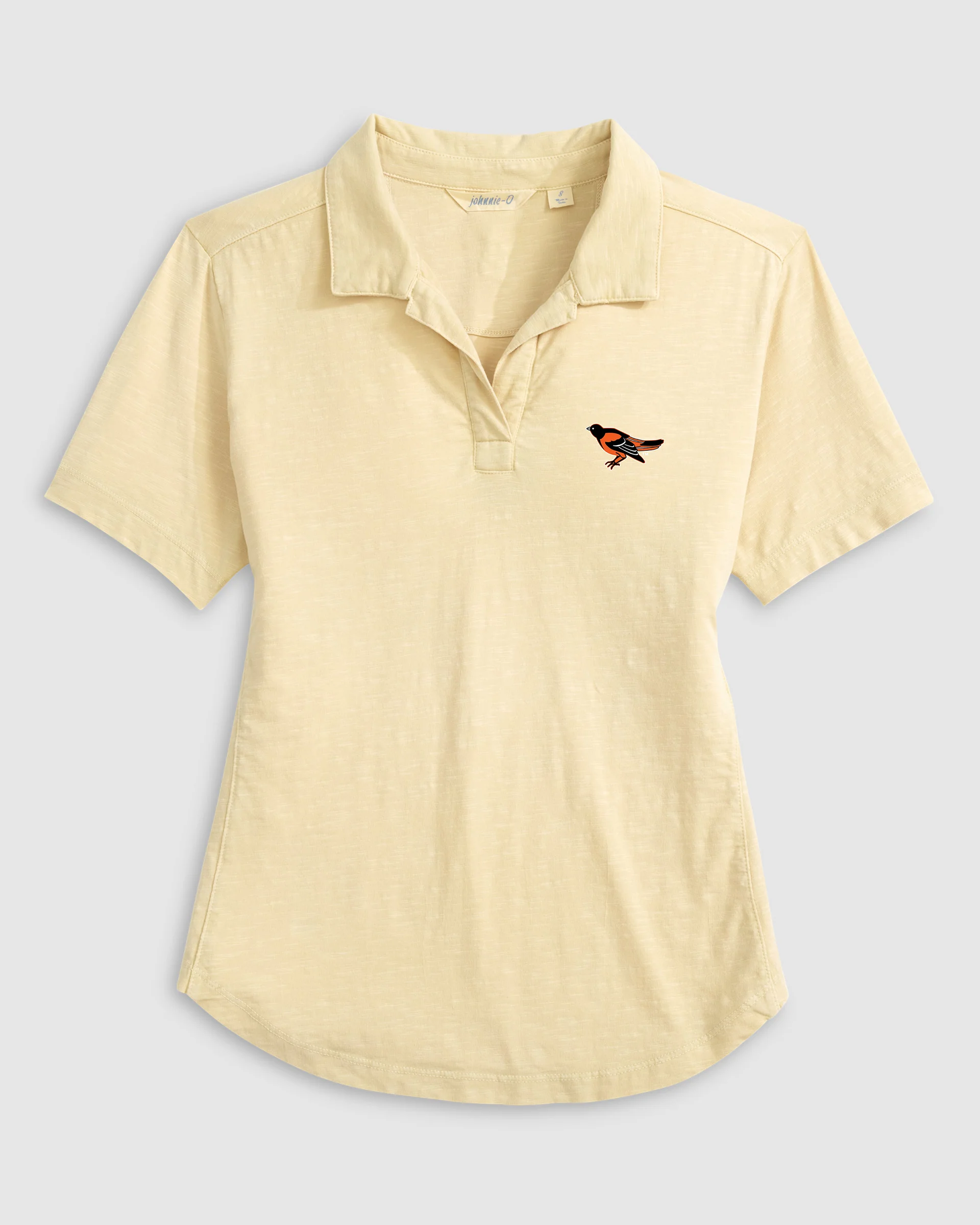 Women's Baltimore Orioles Coastal Wash Polo - Cooperstown Logo - Image 2