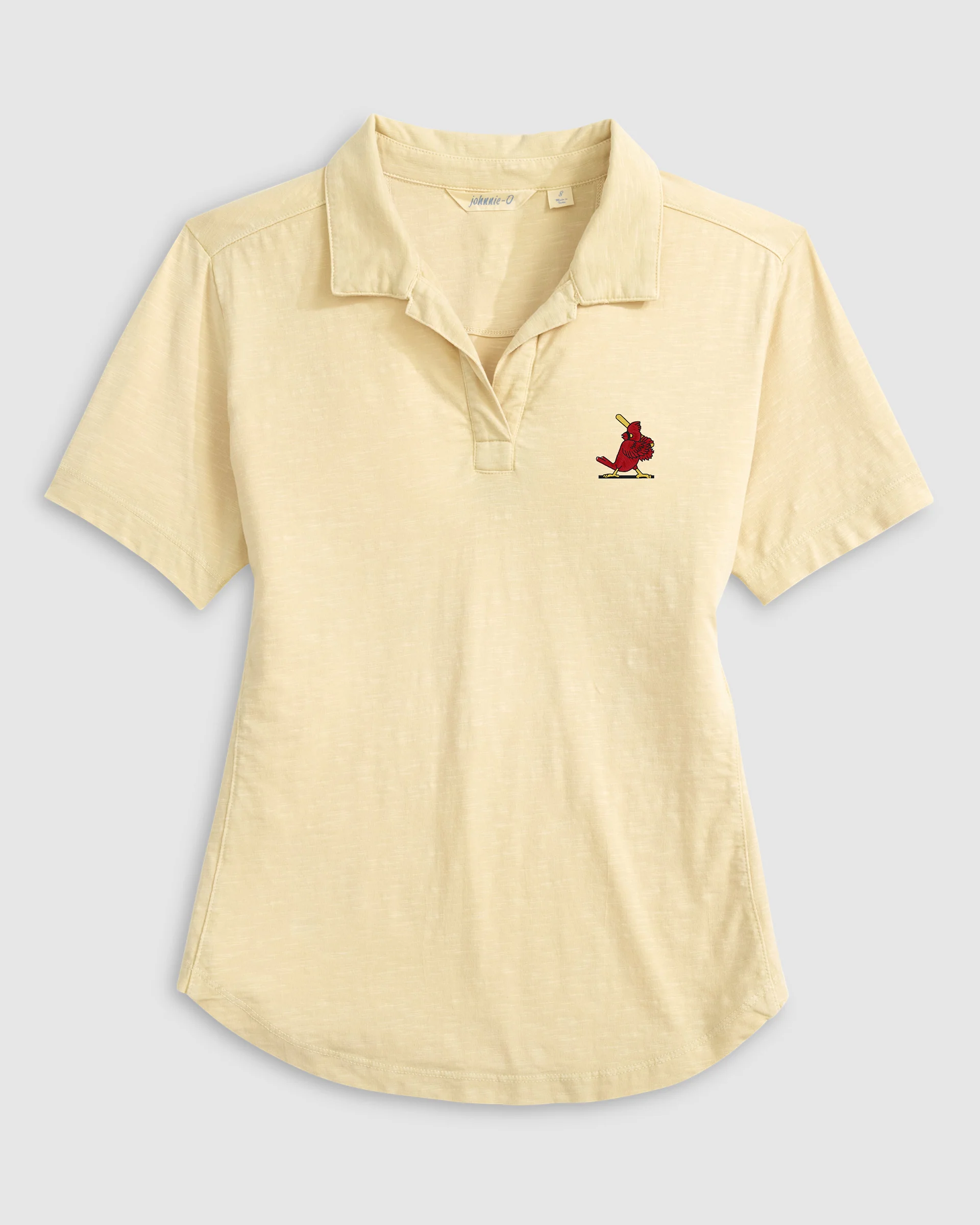 Women's St. Louis Cardinals Coastal Wash Polo - Cooperstown Logo - Image 3