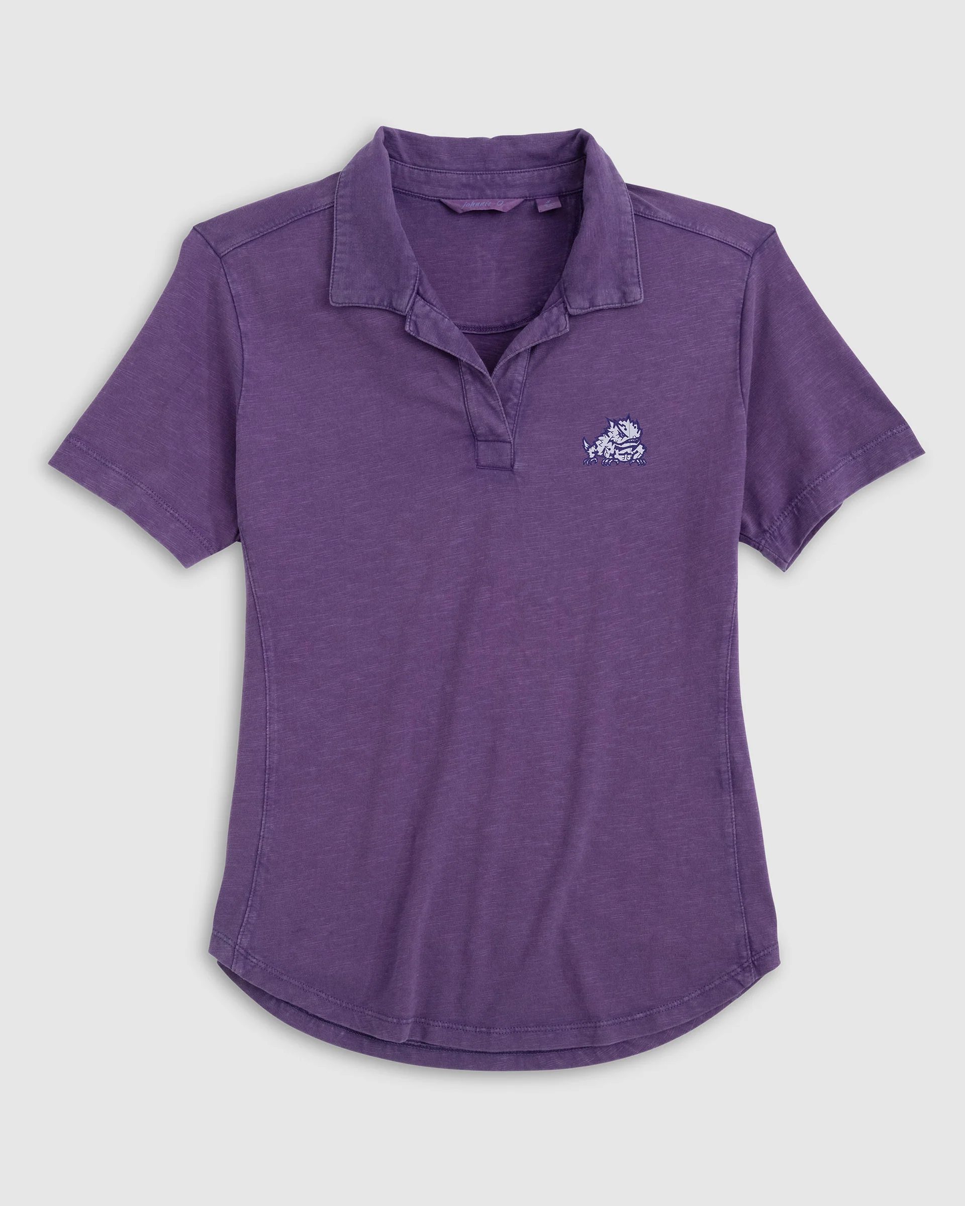 Women's Texas Christian University Coastal Wash Polo - Horned Frog Logo