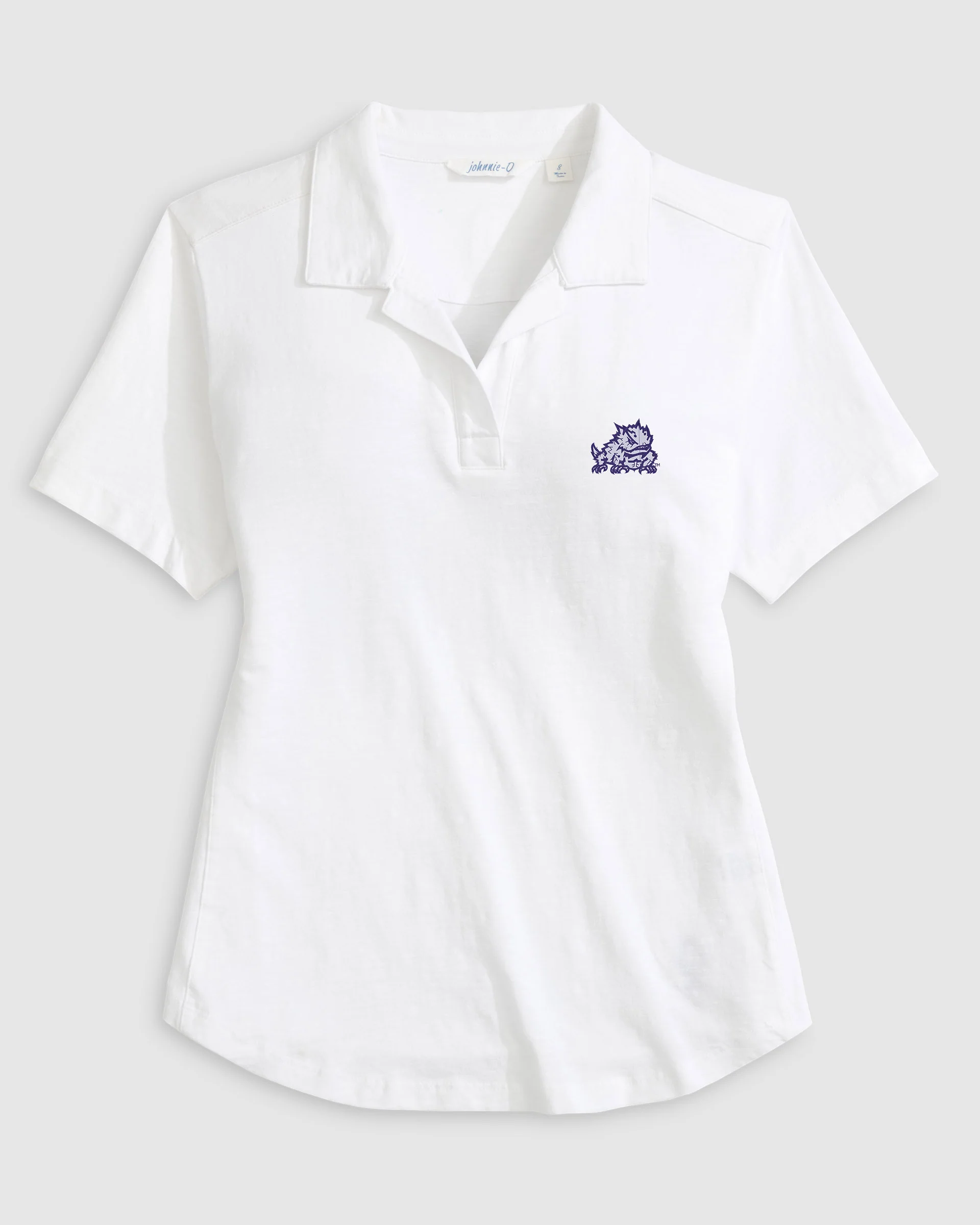 Women's Texas Christian University Coastal Wash Polo - Horned Frog Logo - Image 4
