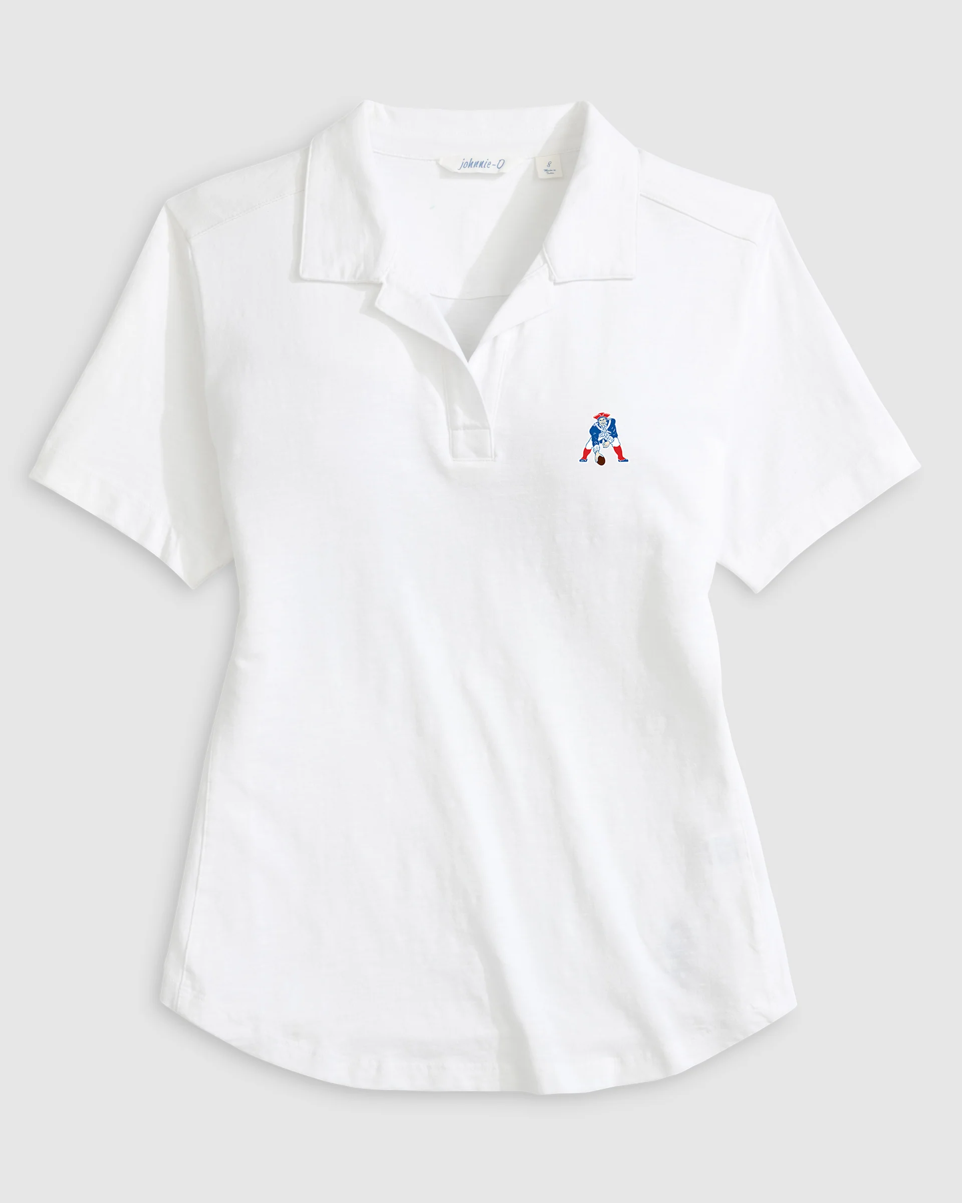 Women's New England Patriots Coastal Wash Polo - Classic Logo - Image 5