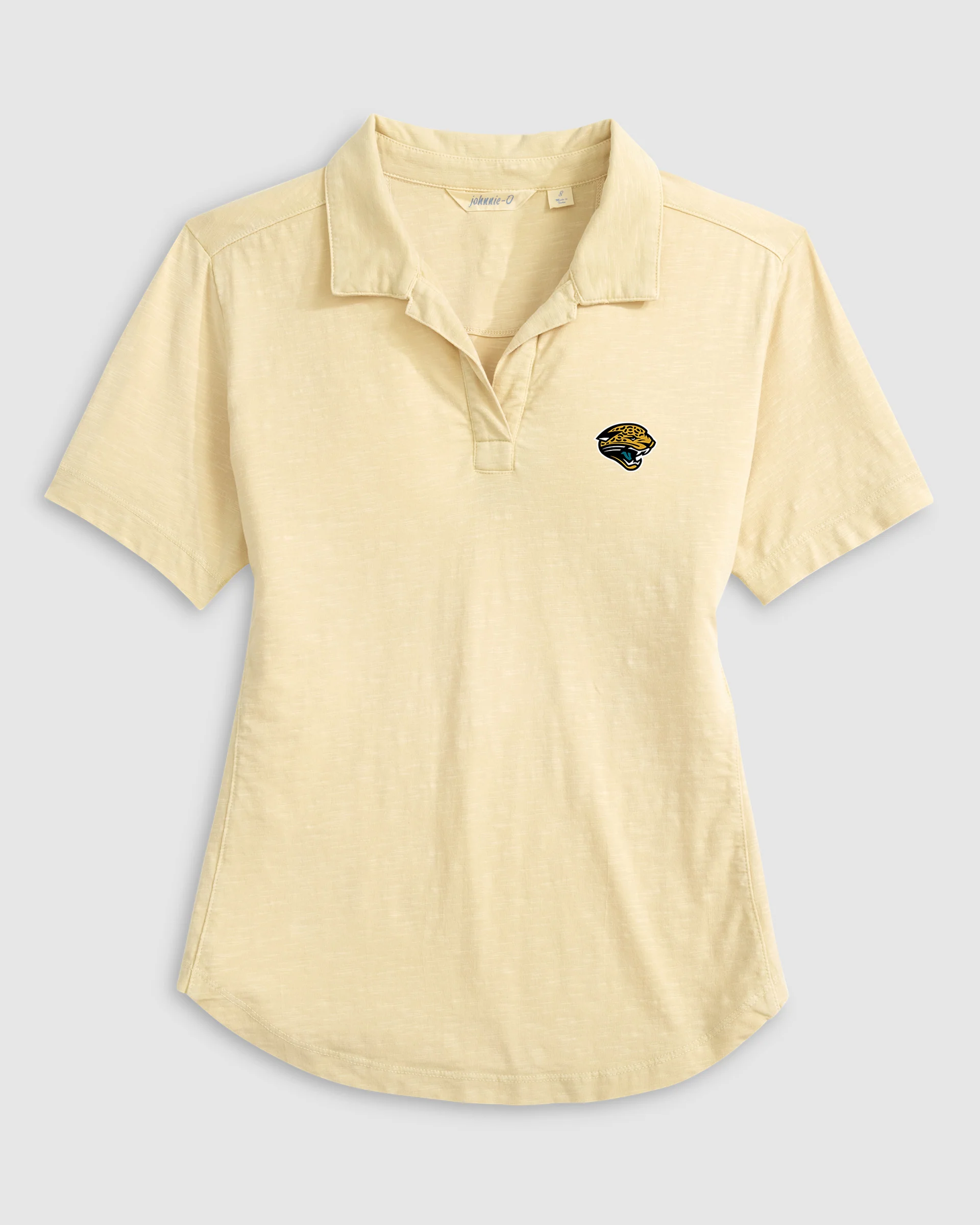 Women's Jacksonville Jaguars Coastal Wash Polo - Jaguar Head Classic Logo - Image 2