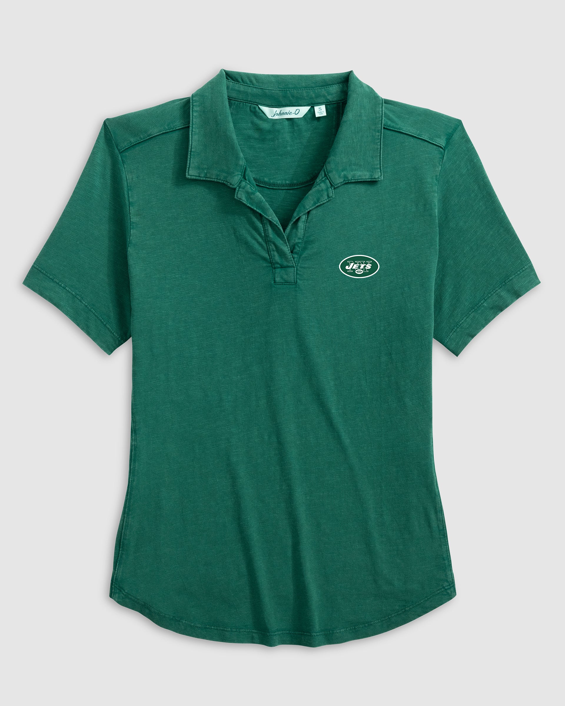 Women's New York Jets Coastal Wash Polo - Classic Logo