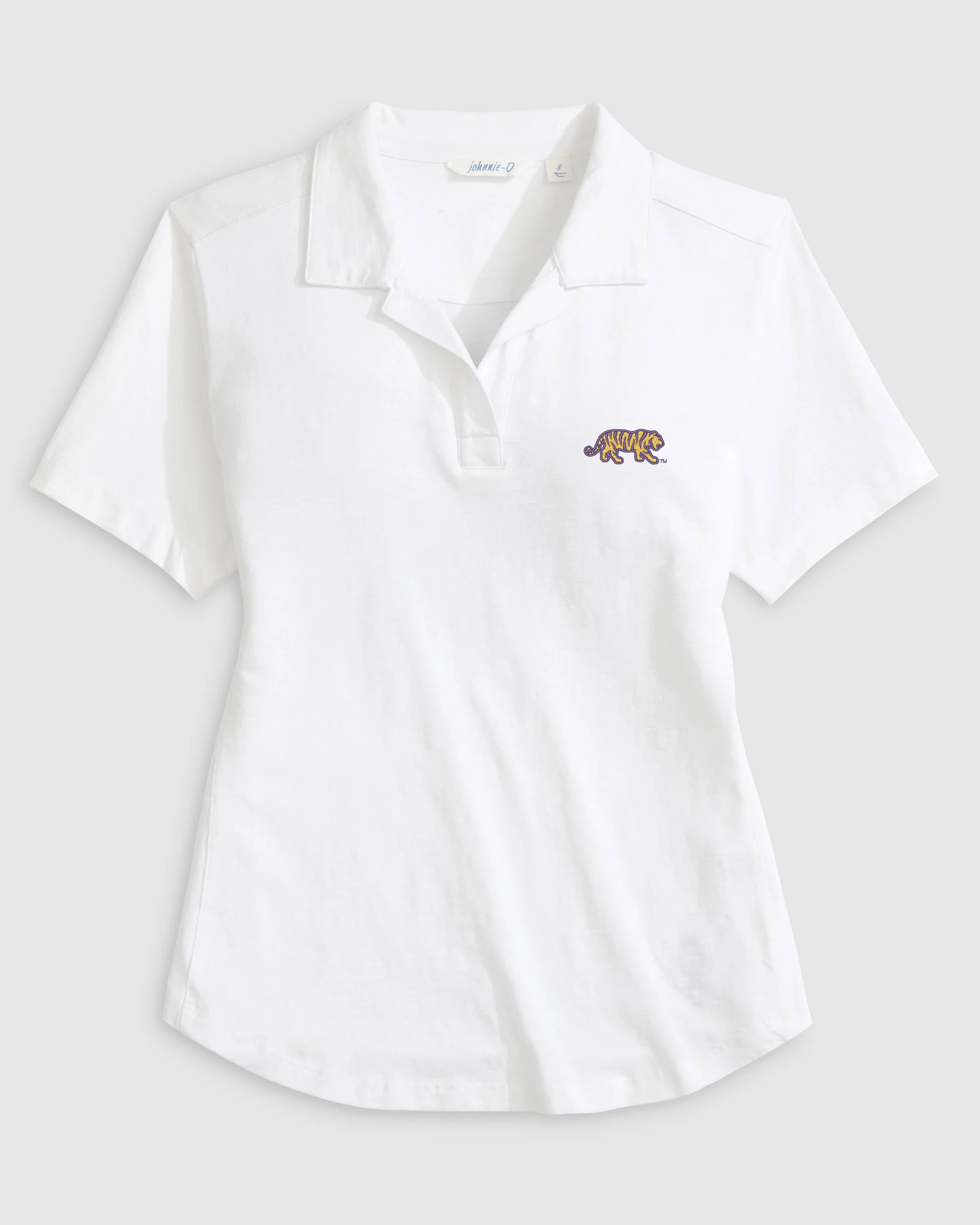 Women's Louisiana State University Coastal Wash Polo - Mike The Tiger Logo - Image 3