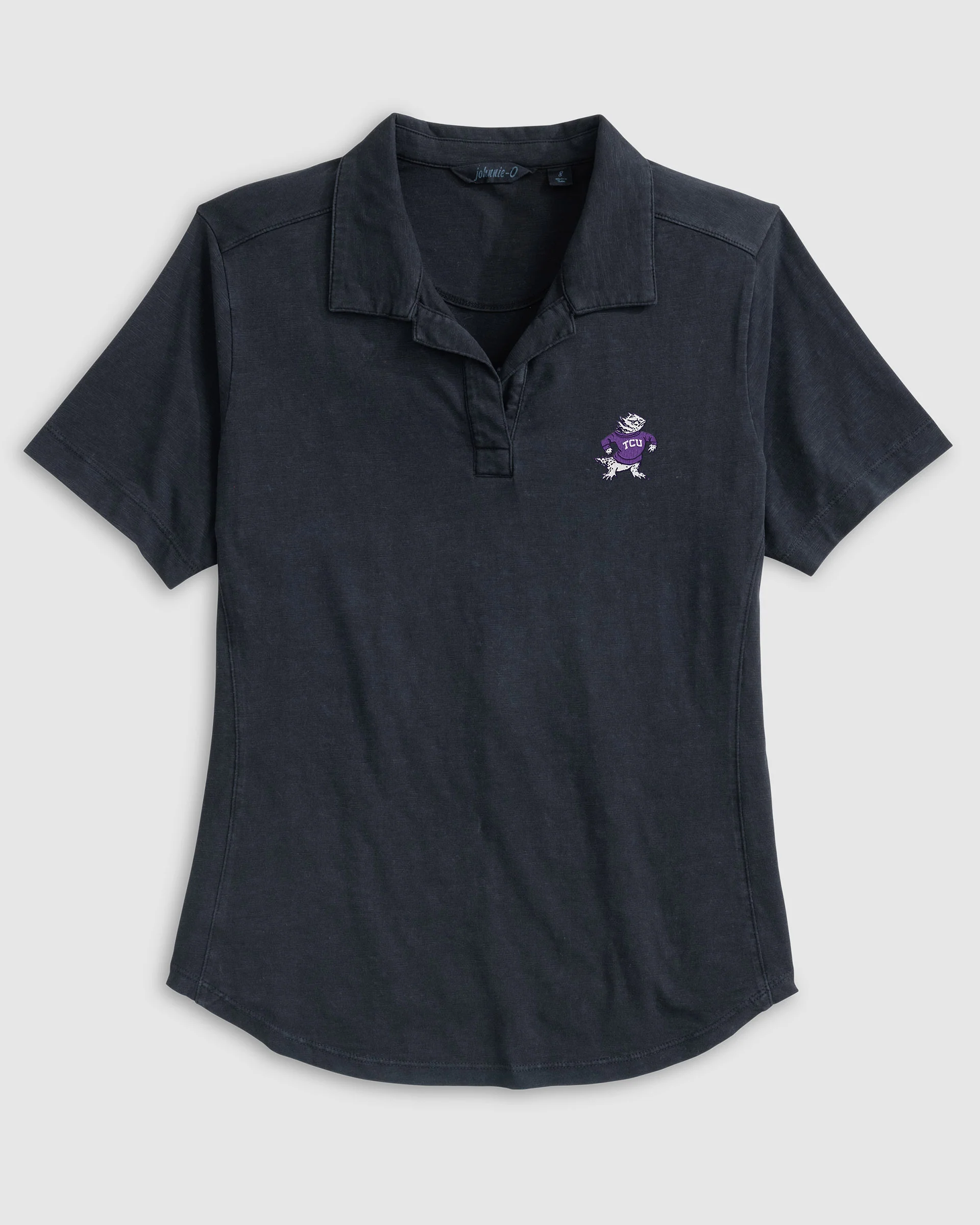 Women's Texas Christian University Coastal Wash Polo - Vault Logo - Image 2