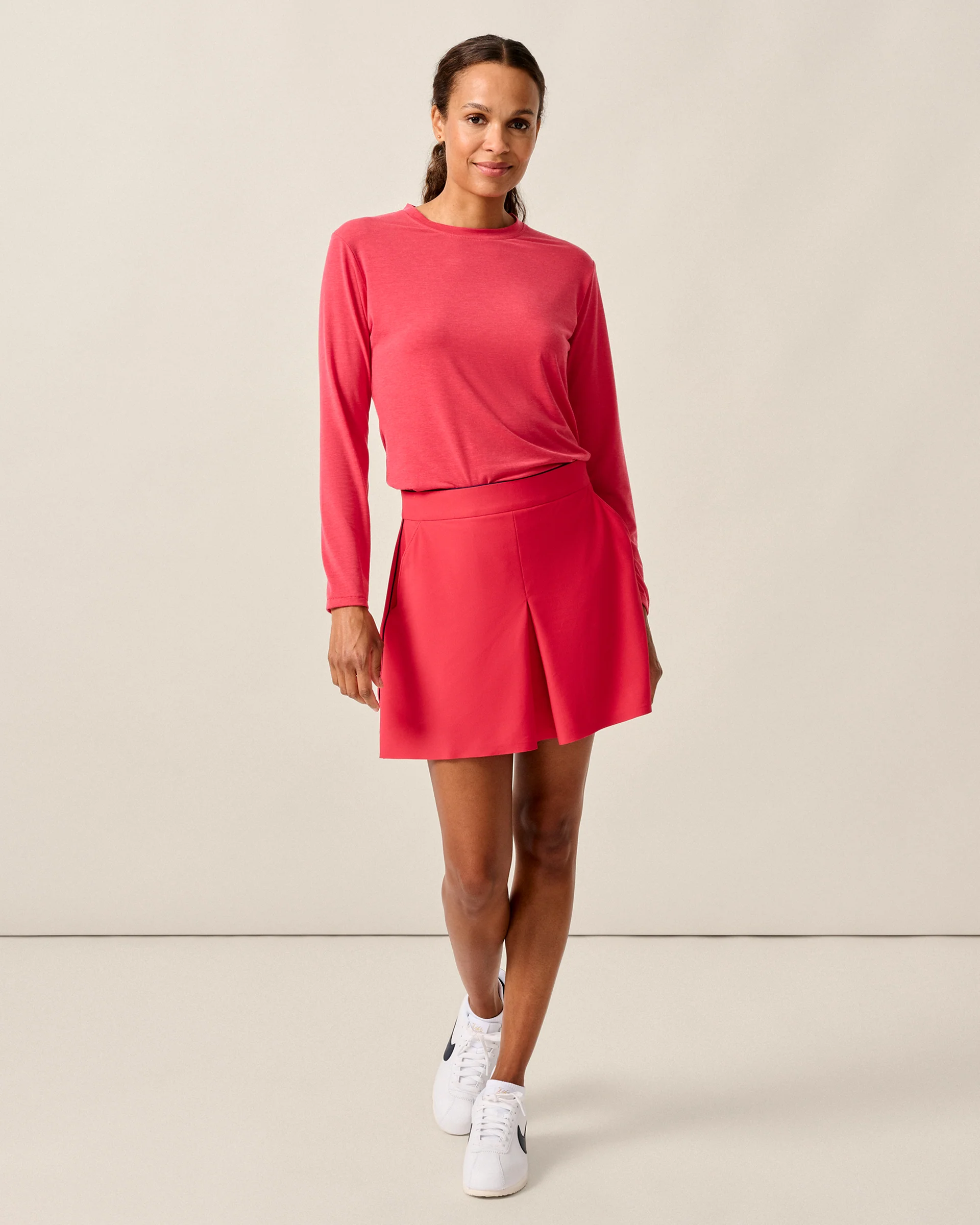 McKenna Box Pleat Performance Skort - Image 4