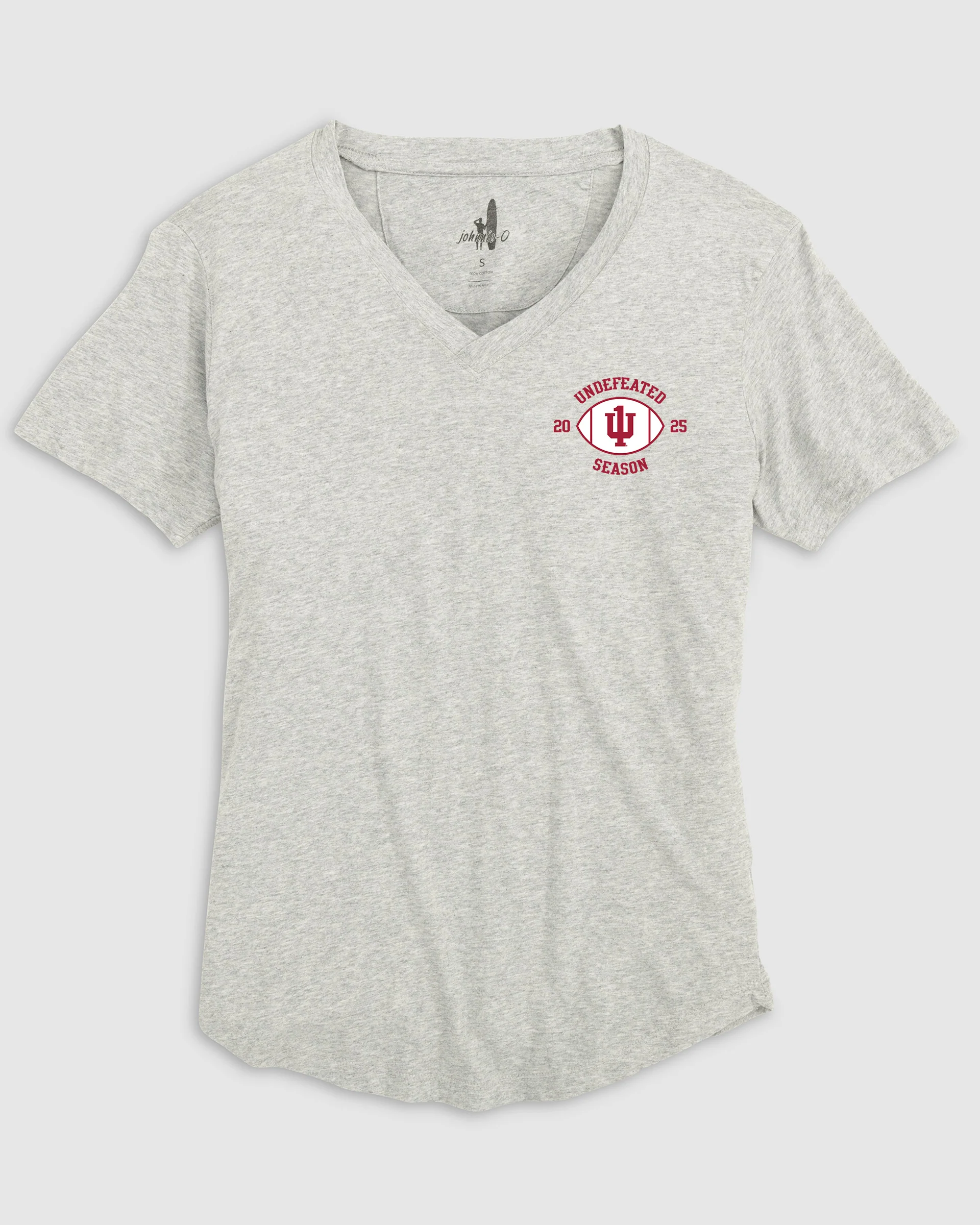 Women's Indiana Merediths V-Neck T-Shirt - Undefeated 2025 Logo - Image 2