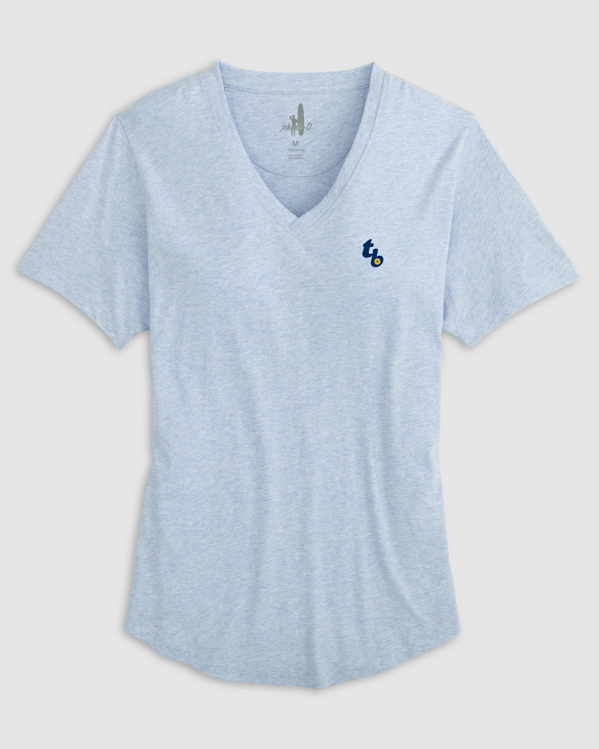Women's Tama Bay Rays Merediths V-Neck T-Shirt - Cooperstown Logo