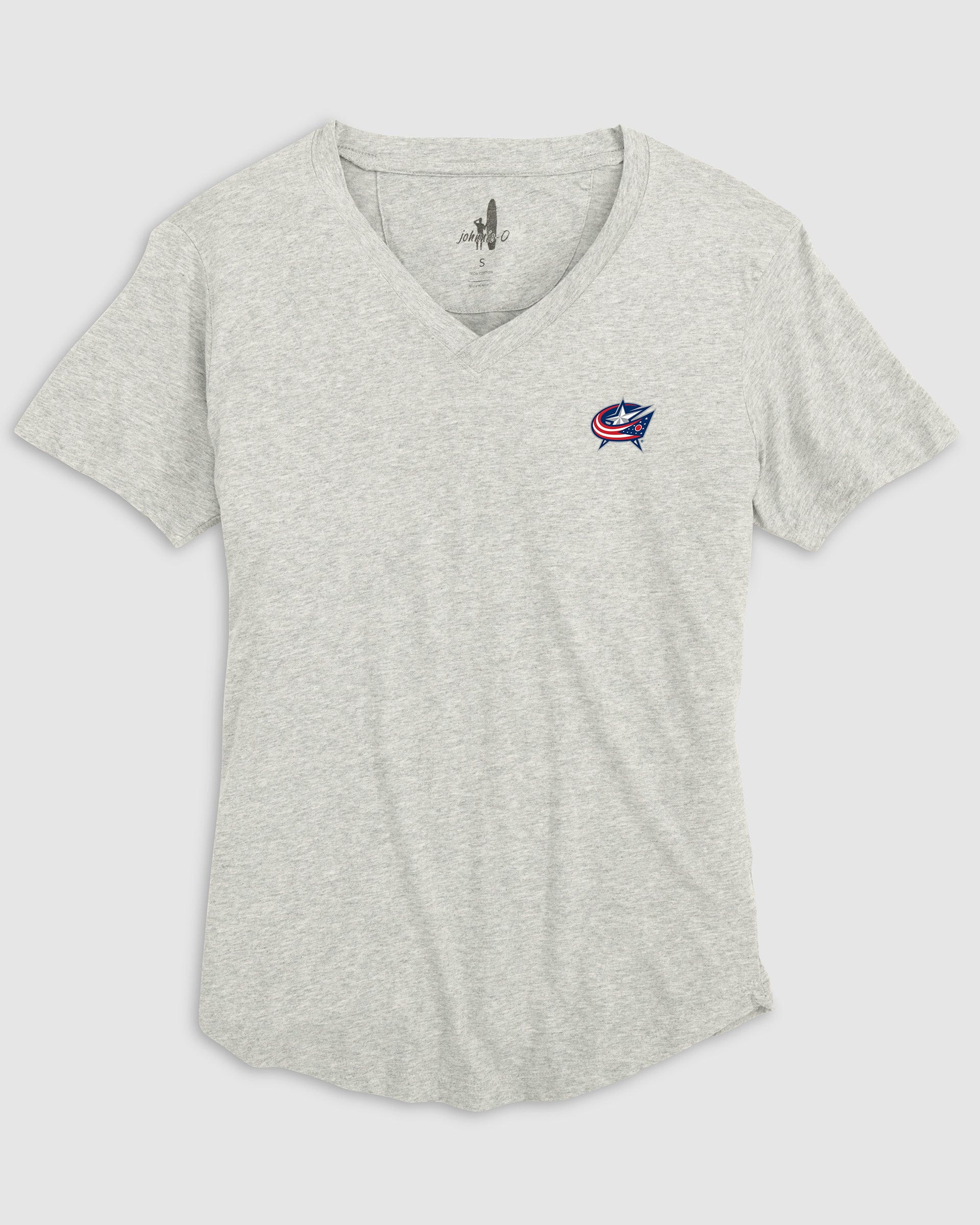 Women's Columbus Blue Jackets Merediths V-Neck T-Shirt