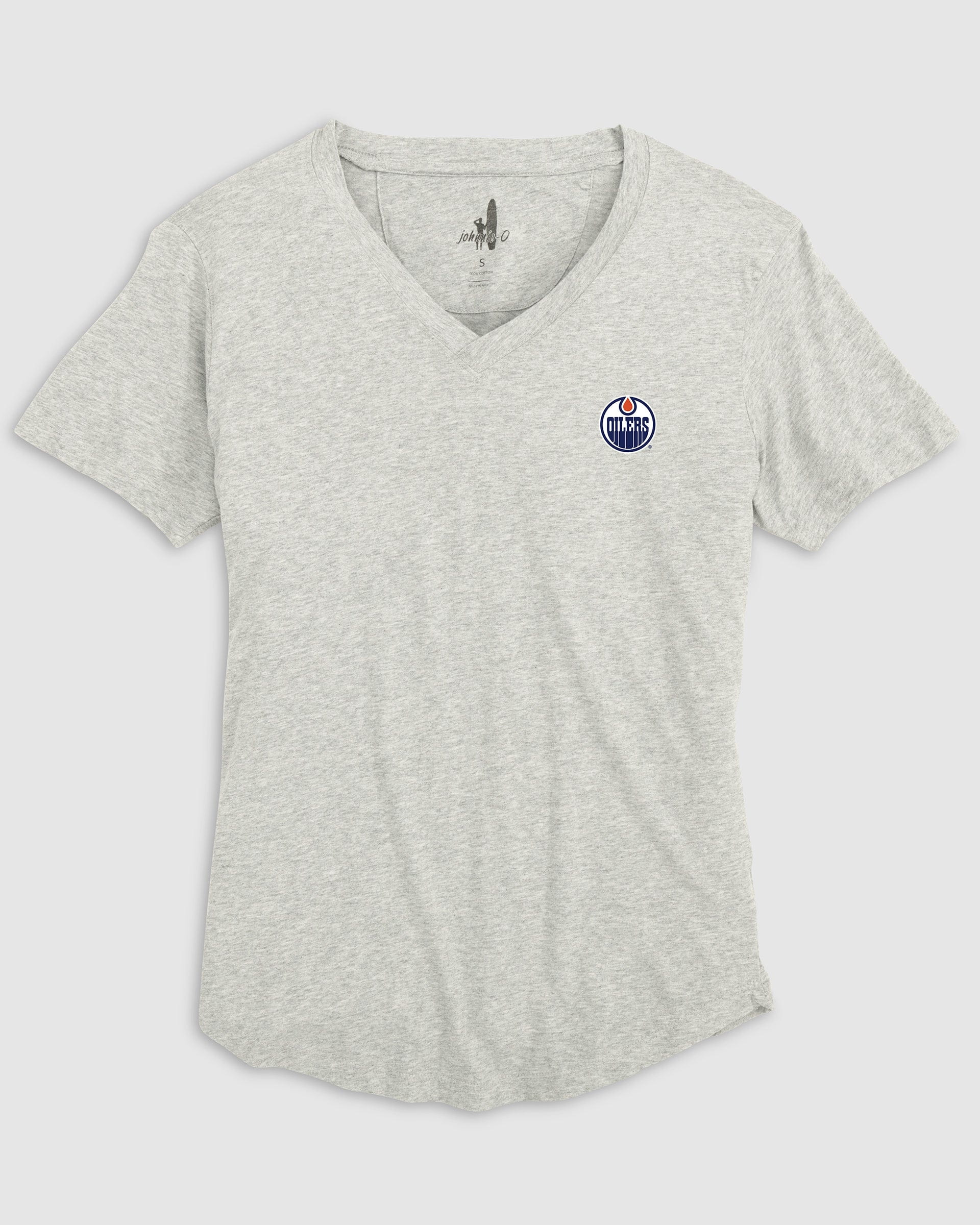 Women's Edmonton Oilers Merediths V-Neck T-Shirt