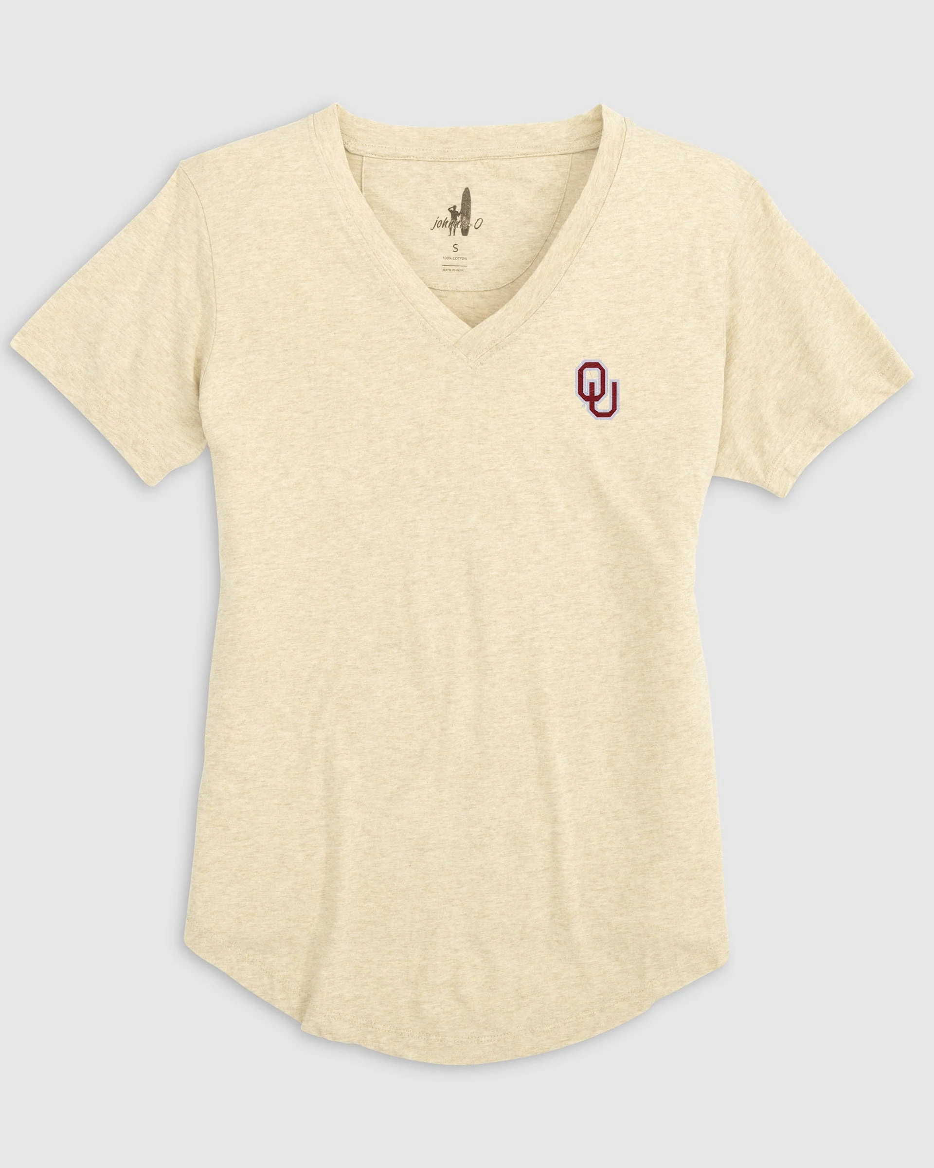Women's Oklahoma Merediths V-Neck T-Shirt - Image 3
