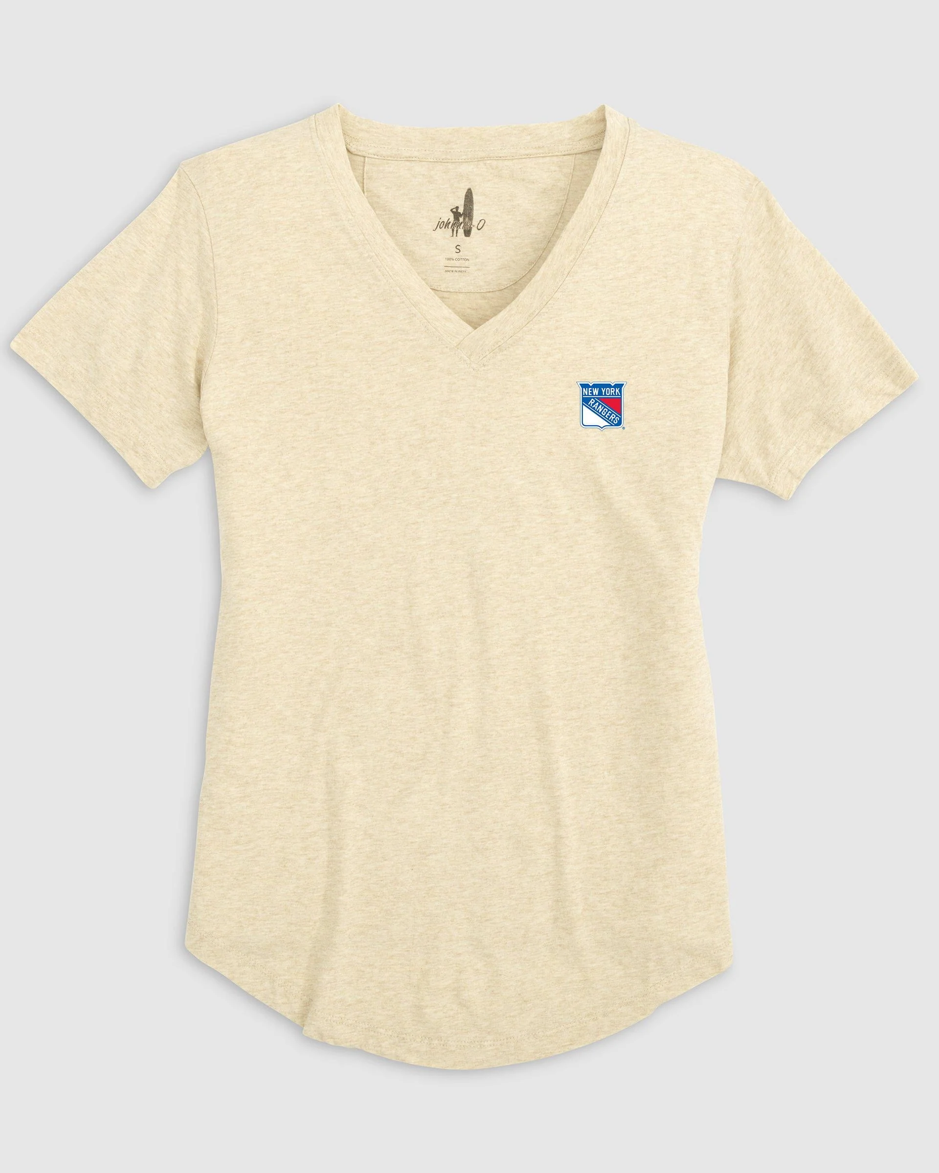 Women's New York Rangers Merediths V-Neck T-Shirt - Image 2