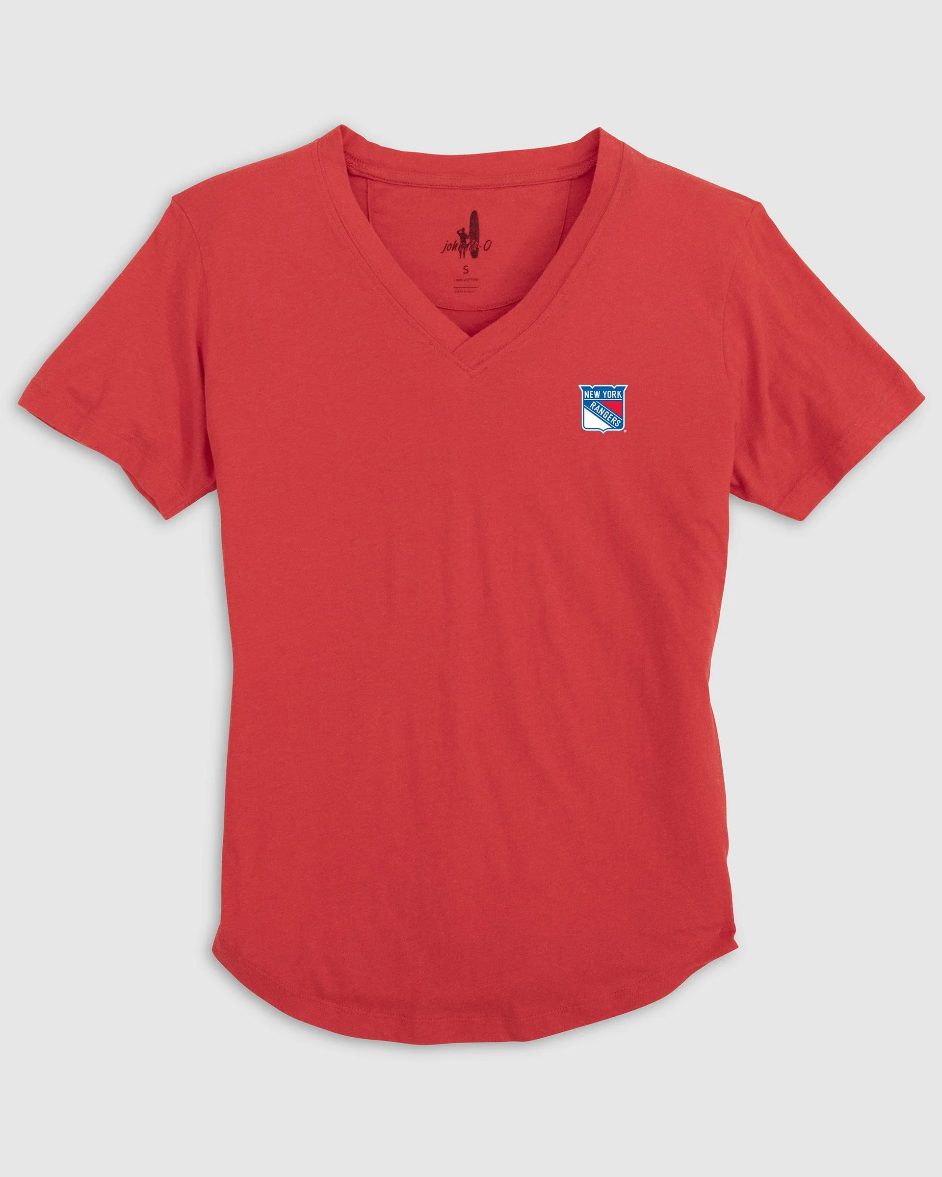 Women's New York Rangers Merediths V-Neck T-Shirt - Image 3