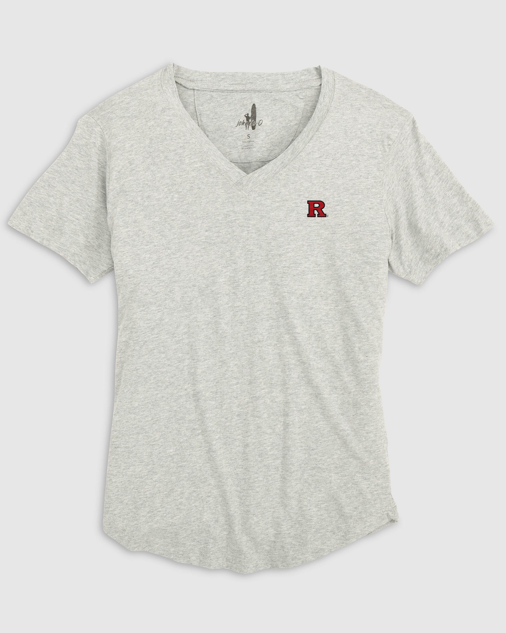 Women's Rutgers Merediths V-Neck T-Shirt - Image 2