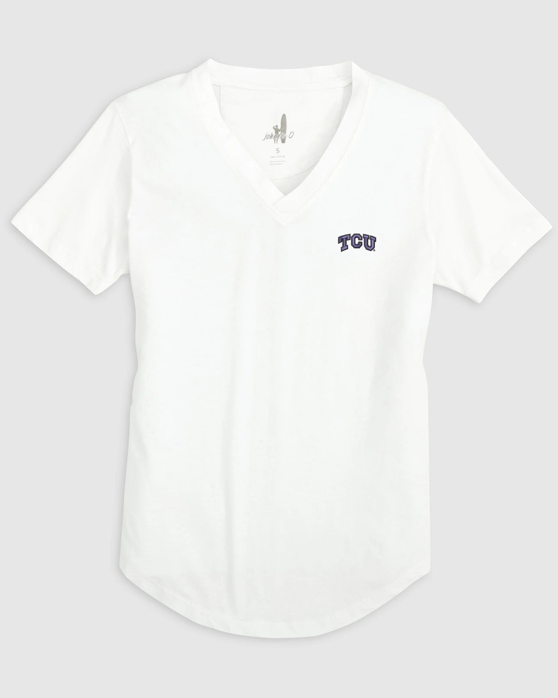 Women's Texas Christian Merediths V-Neck T-Shirt - Image 7