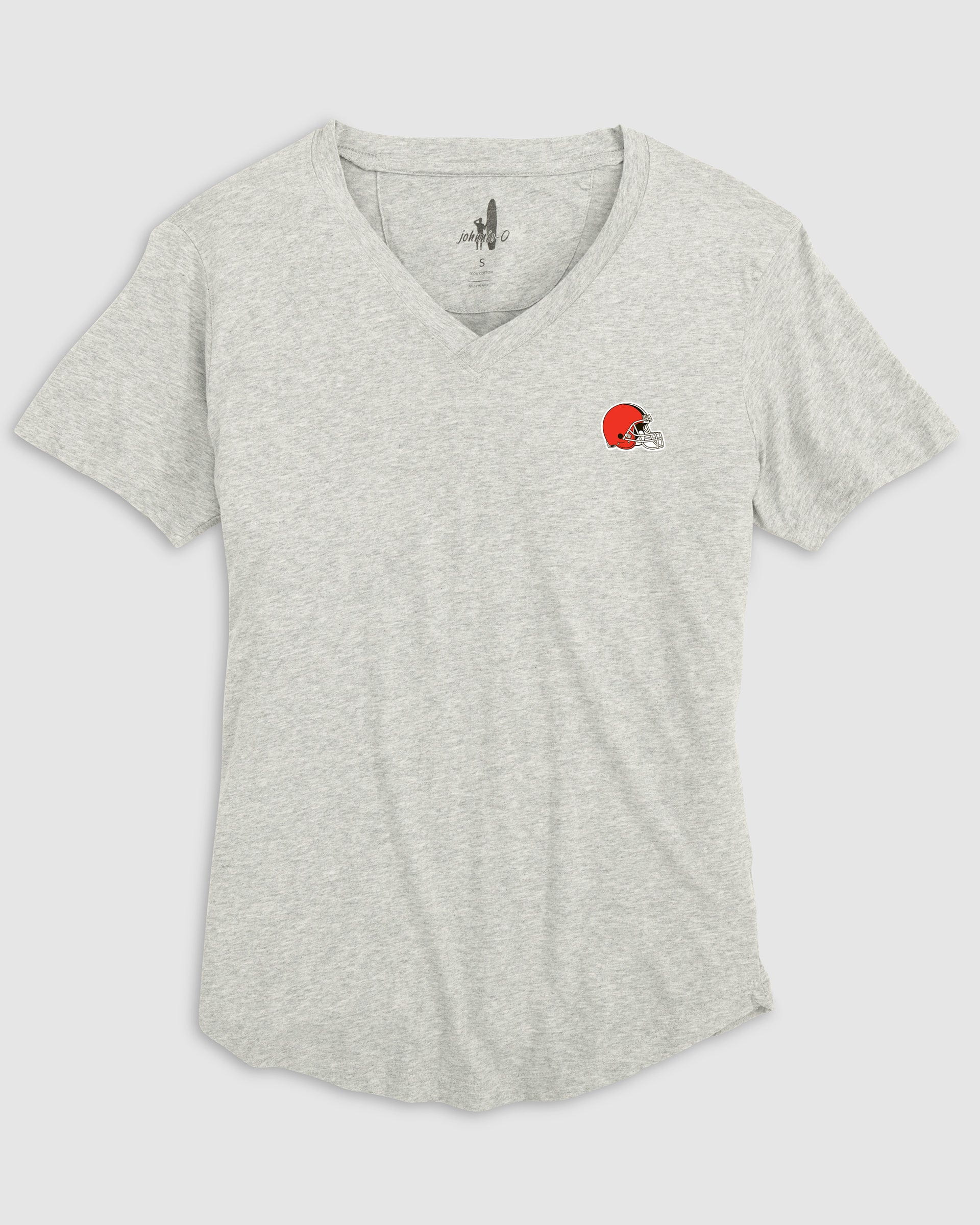 Women's Cleveland Browns Merediths V-Neck T-Shirt - Image 3