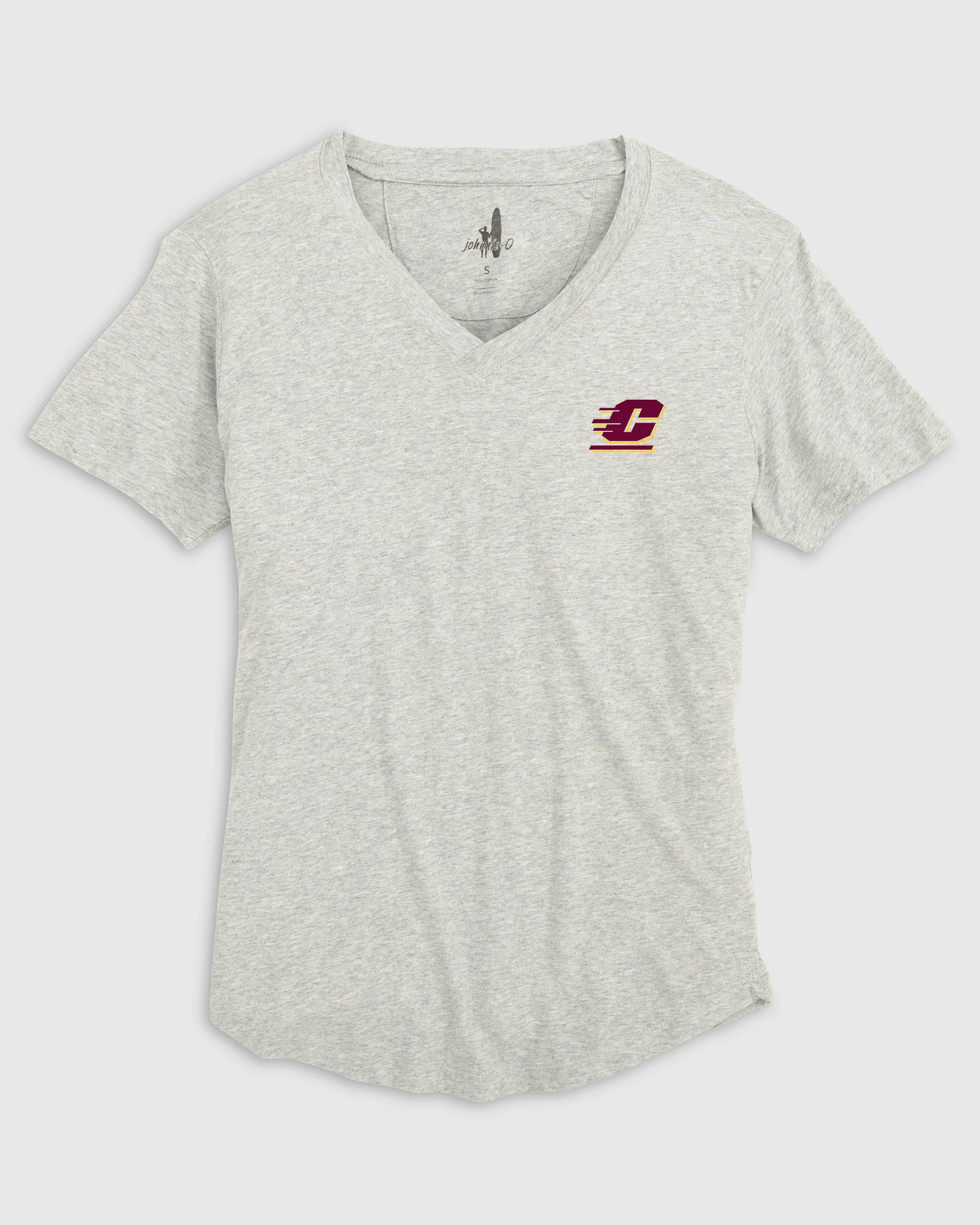 Women's Central Michigan University Merediths V-Neck T-Shirt - Image 2
