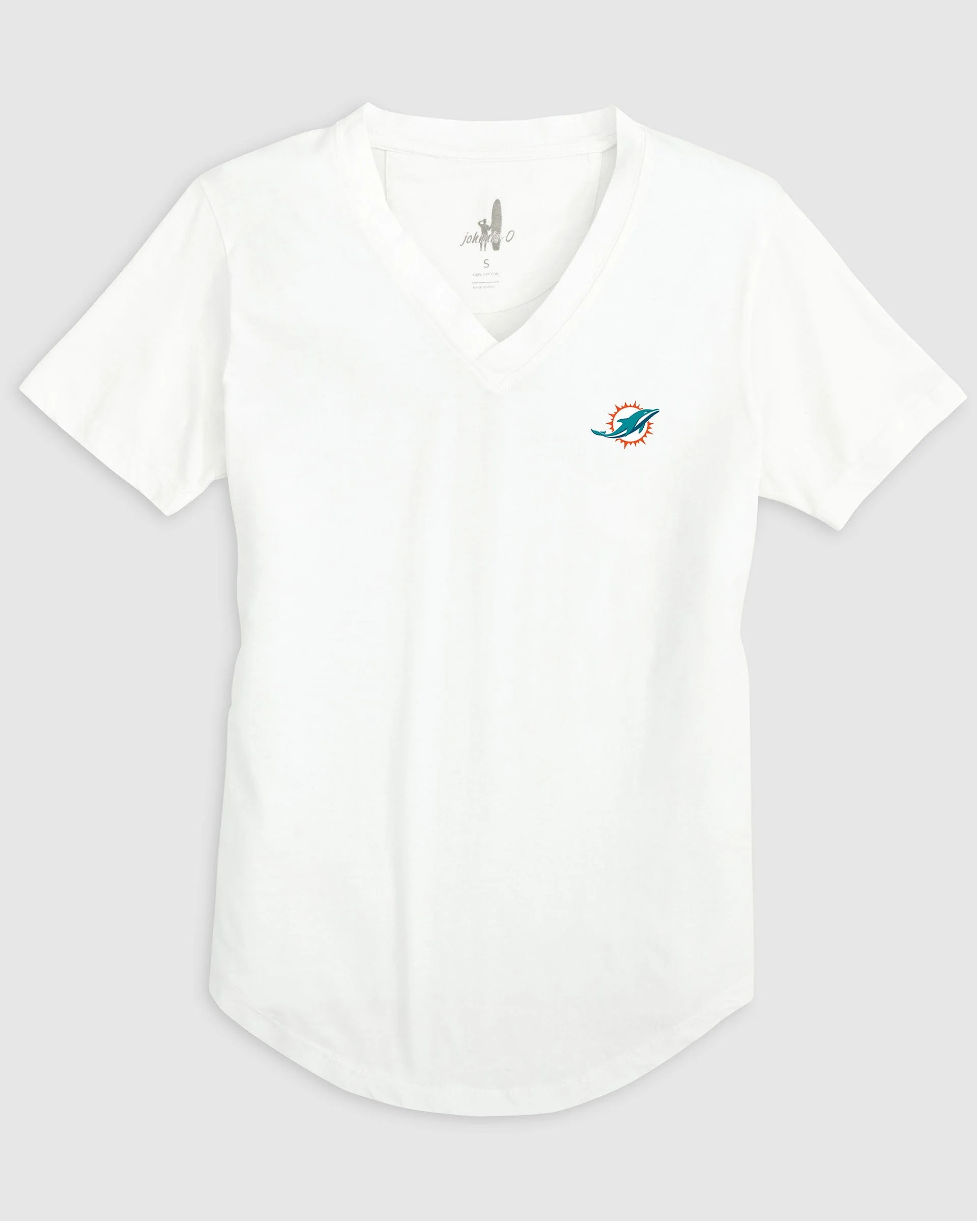 Women's Miami Dolphins Merediths V-Neck T-Shirt