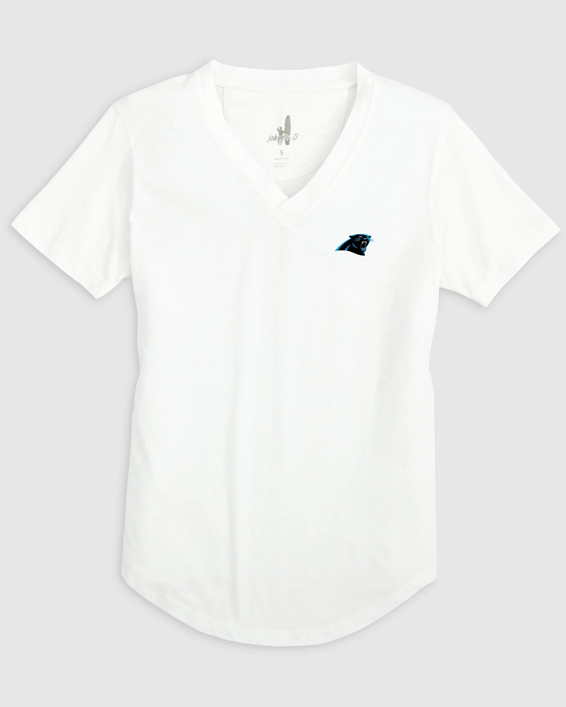 Women's Carolina Panthers Merediths V-Neck T-Shirt