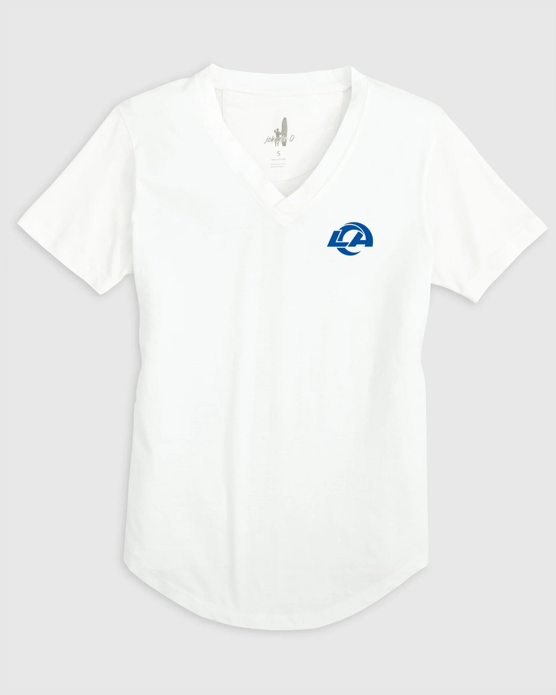 Women's Los Angeles Rams Merediths V-Neck T-Shirt - Image 4