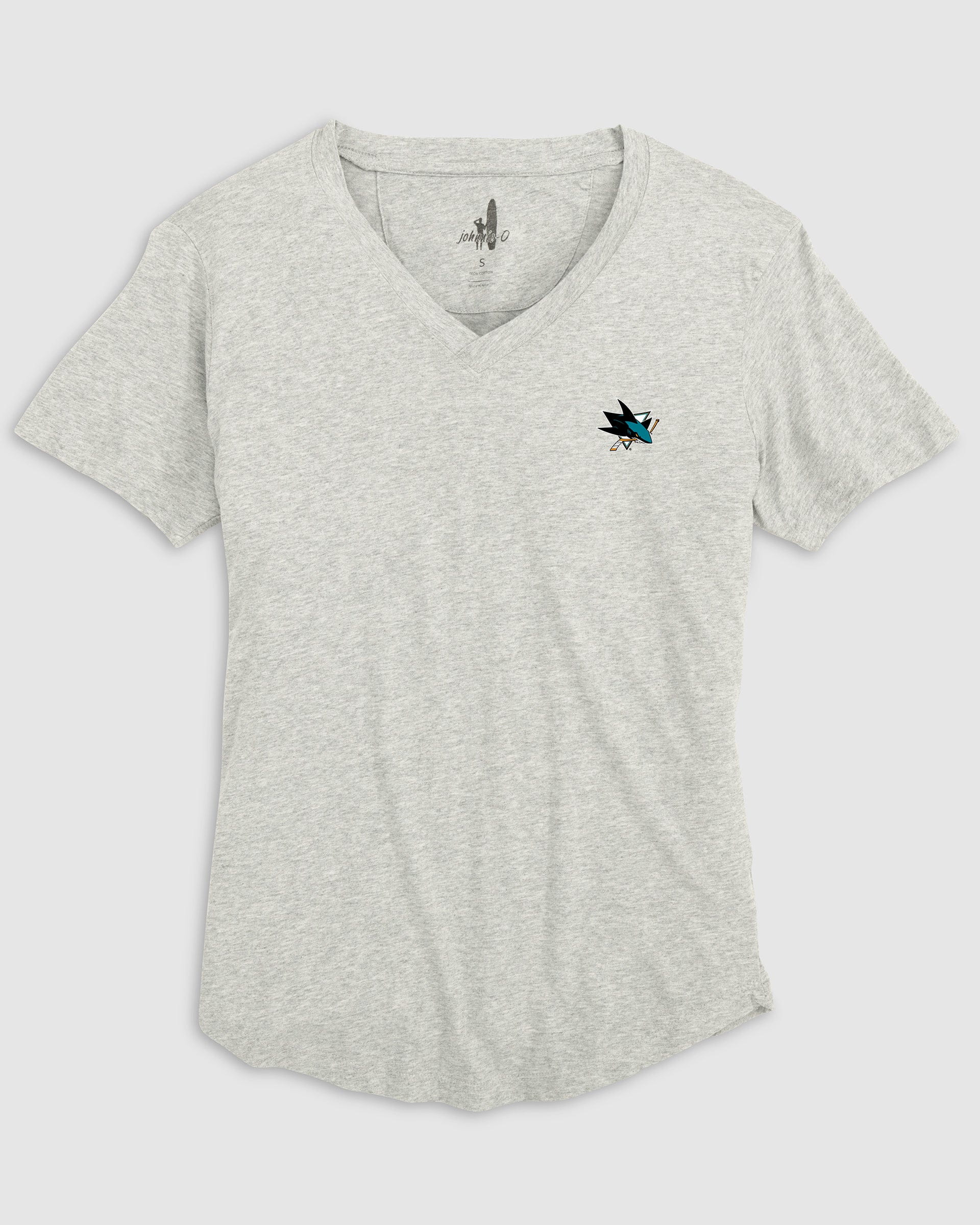 Women's San Jose Sharks Merediths V-Neck T-Shirt