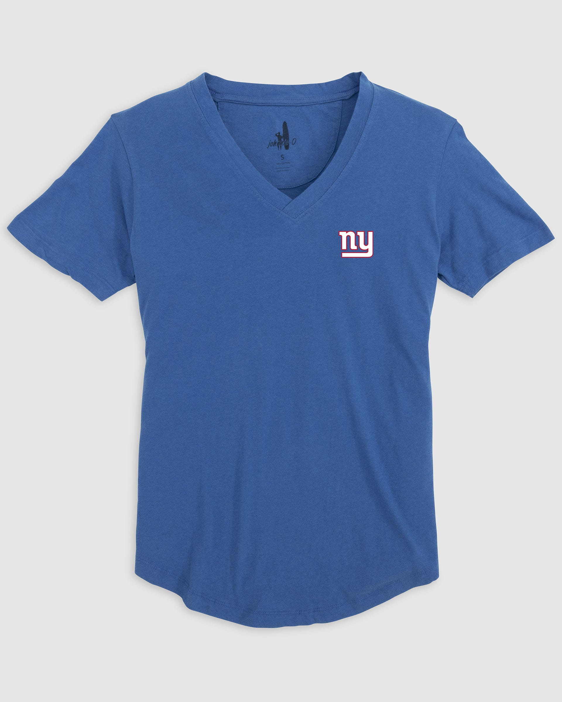 Women's New York Giants Merediths V-Neck T-Shirt - Image 2