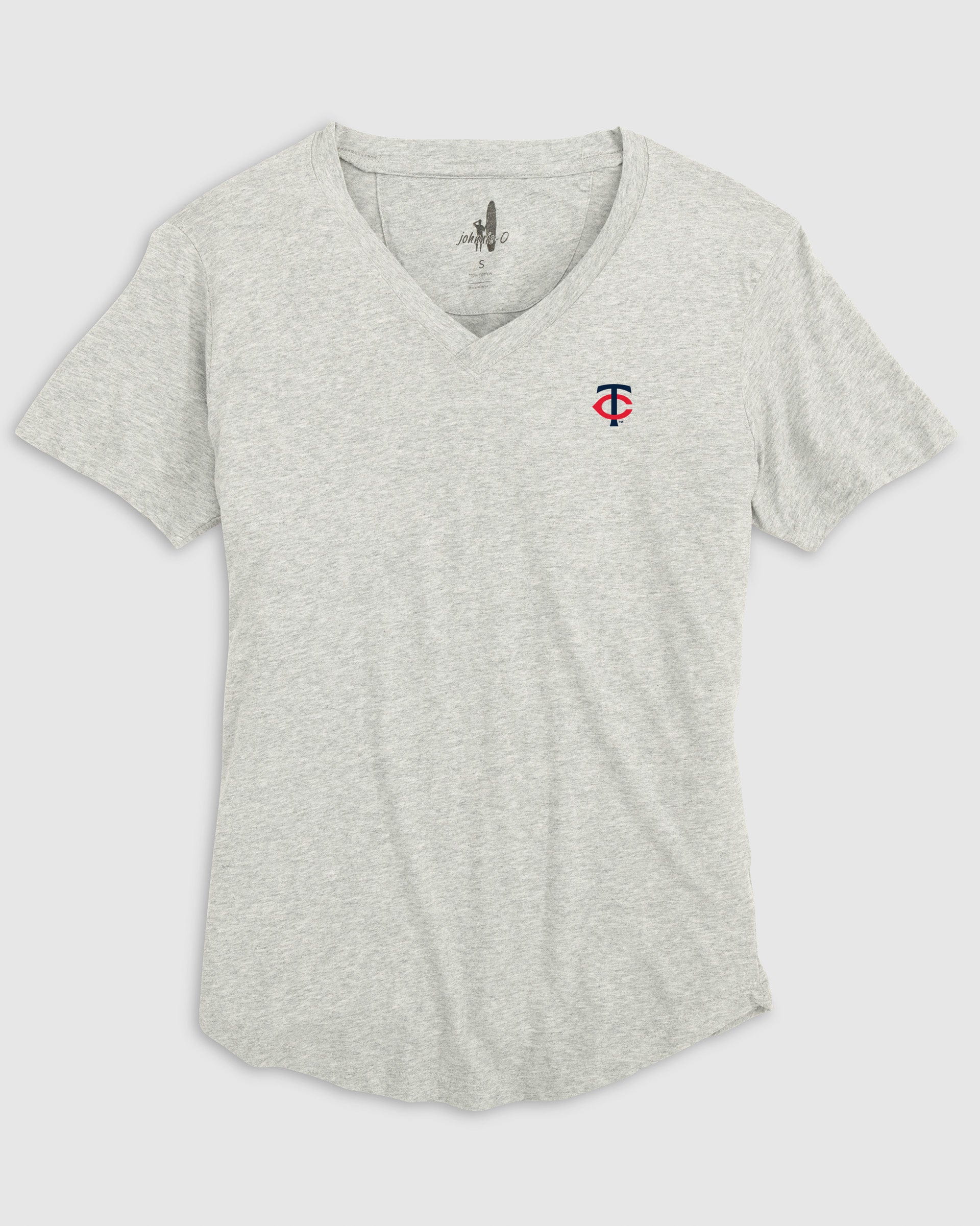 Women's Minnesota Twins Merediths V-Neck T-Shirt - Image 4