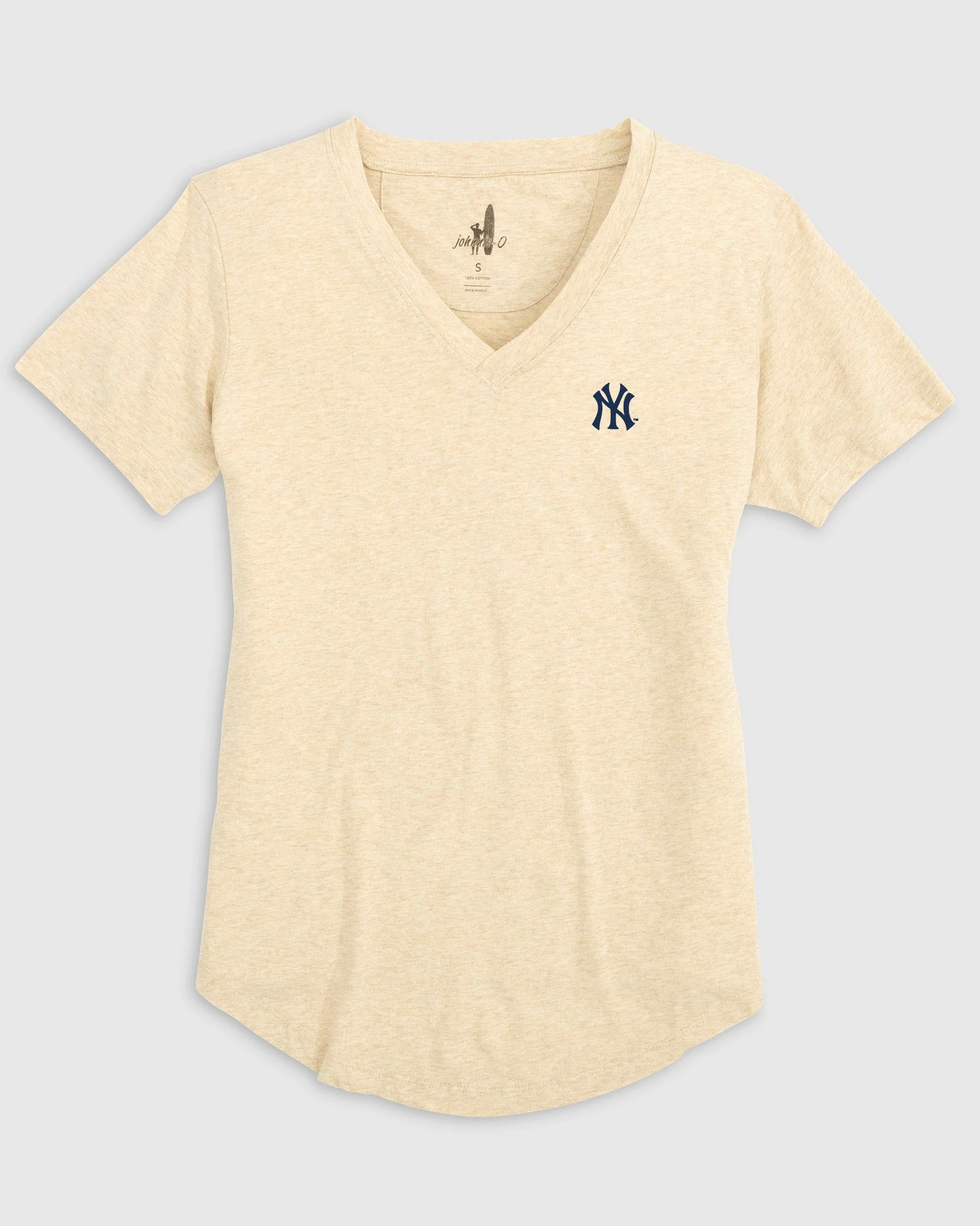 Women's New York Yankees Merediths V-Neck T-Shirt - Image 3