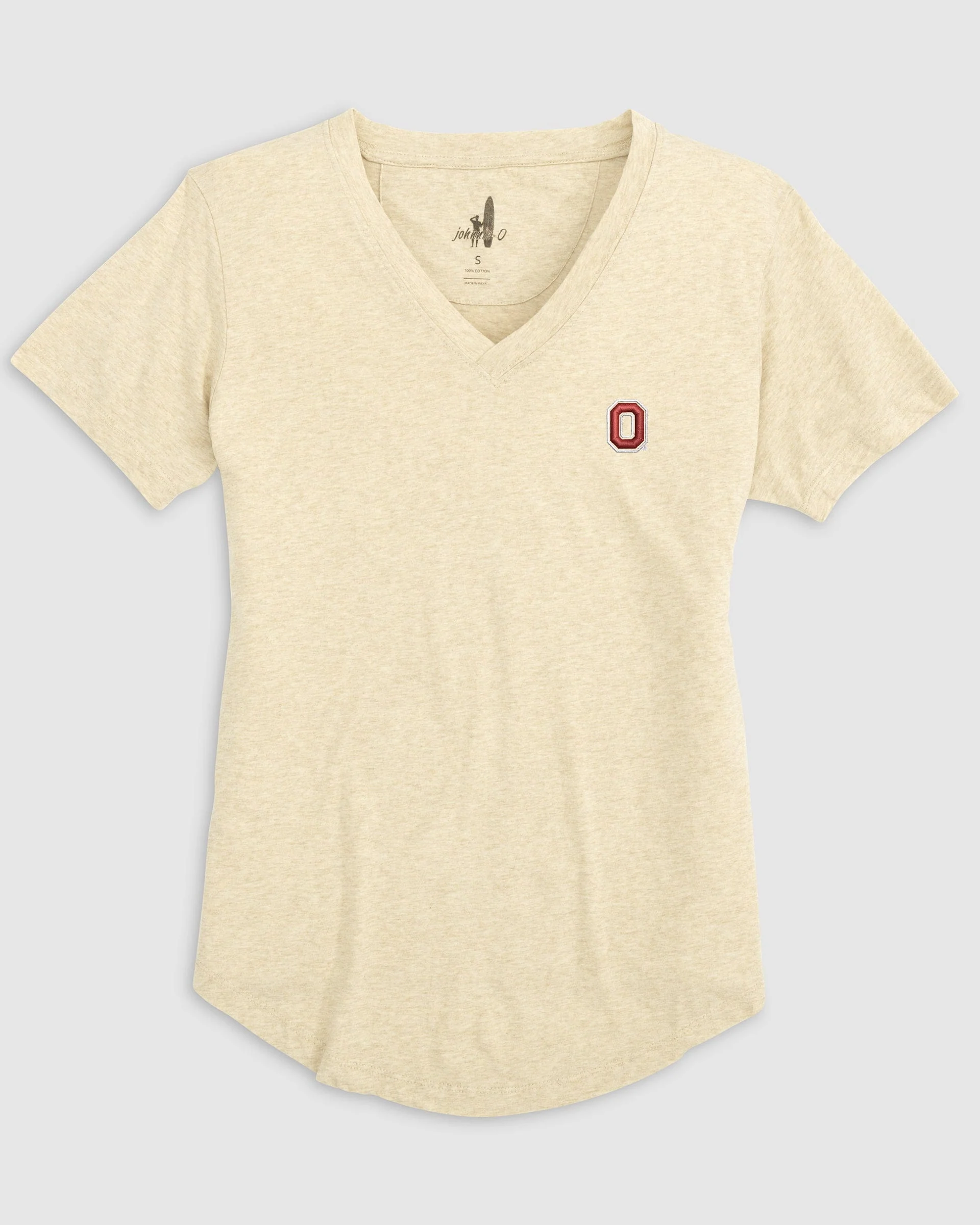 Women's Ohio Merediths V-Neck T-Shirt - O Logo - Image 3
