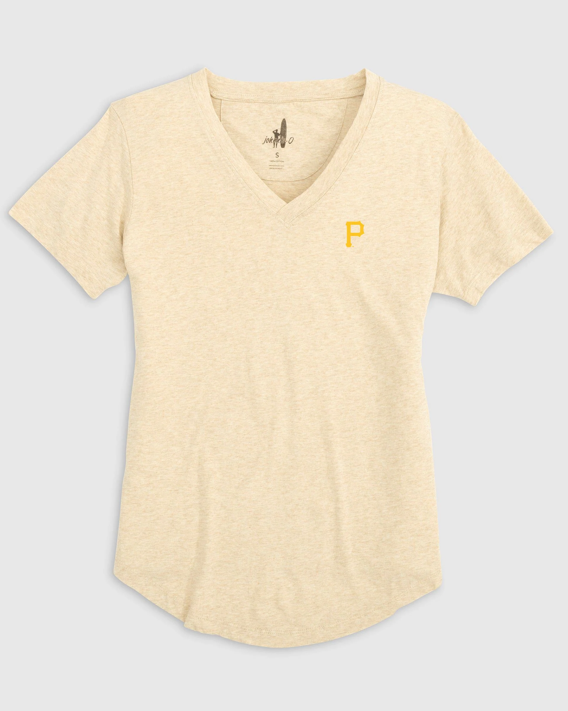 Women's Pittsburgh Pirates Merediths V-Neck T-Shirt - Image 2