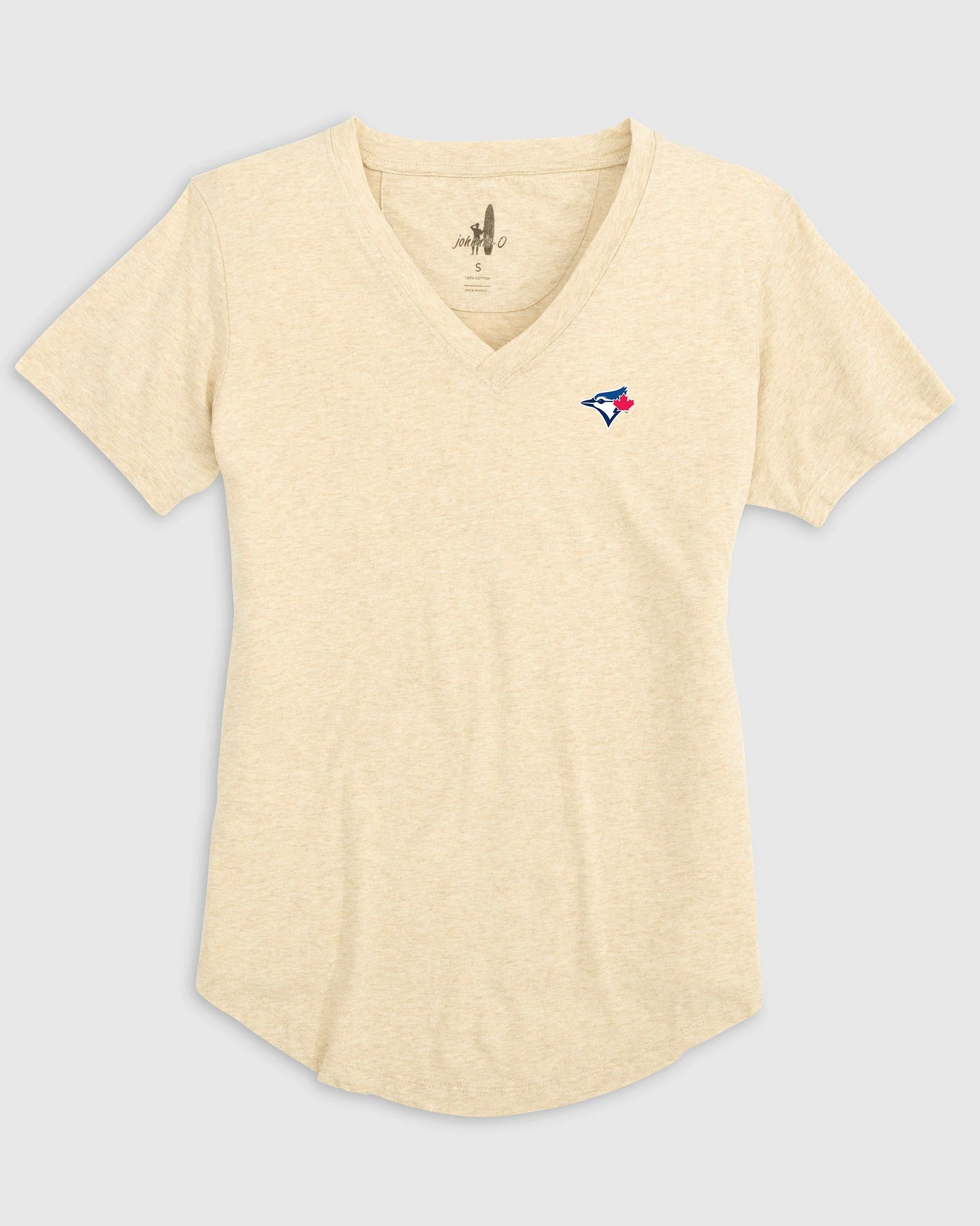 Women's Toronto Blue Jays Merediths V-Neck T-Shirt - Image 10
