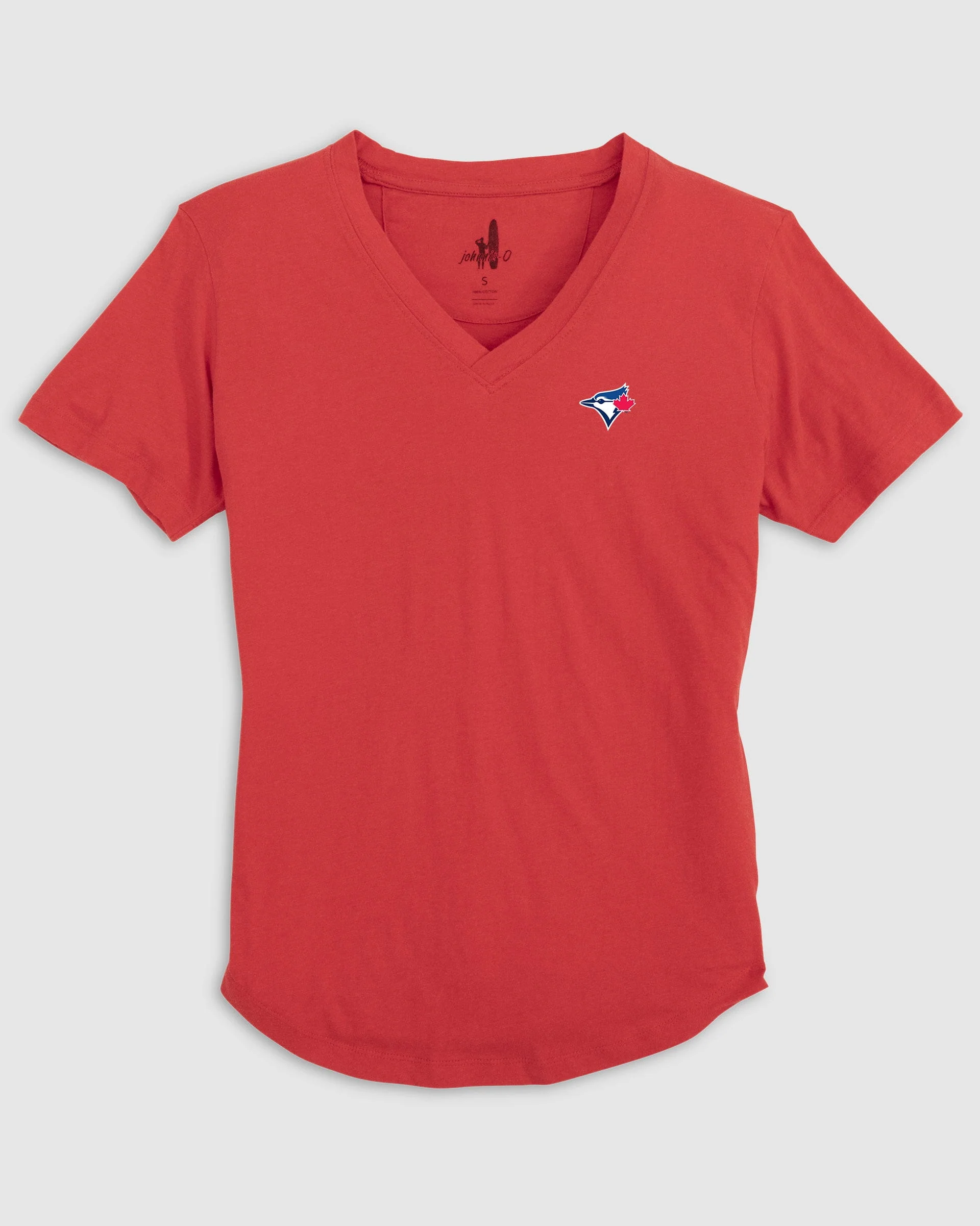 Women's Toronto Blue Jays Merediths V-Neck T-Shirt - Image 2