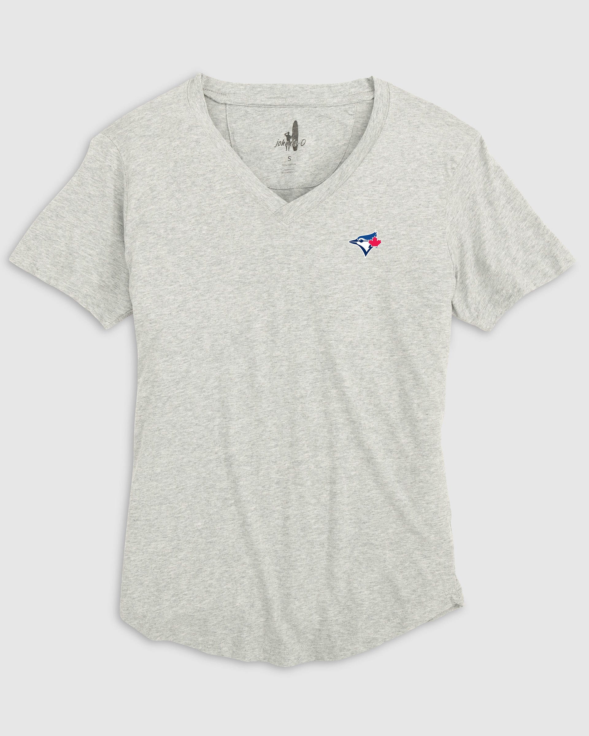 Women's Toronto Blue Jays Merediths V-Neck T-Shirt - Image 3