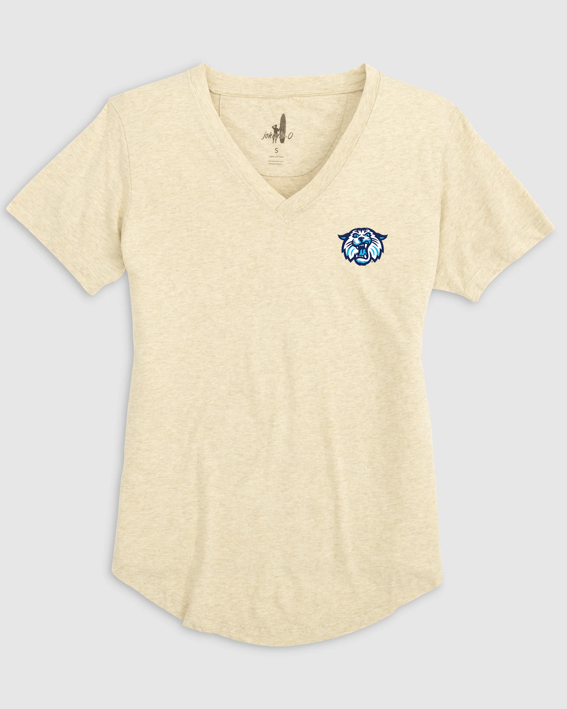 Women's Villanova Merediths V-Neck T-Shirt - Wildcat Logo - Image 2