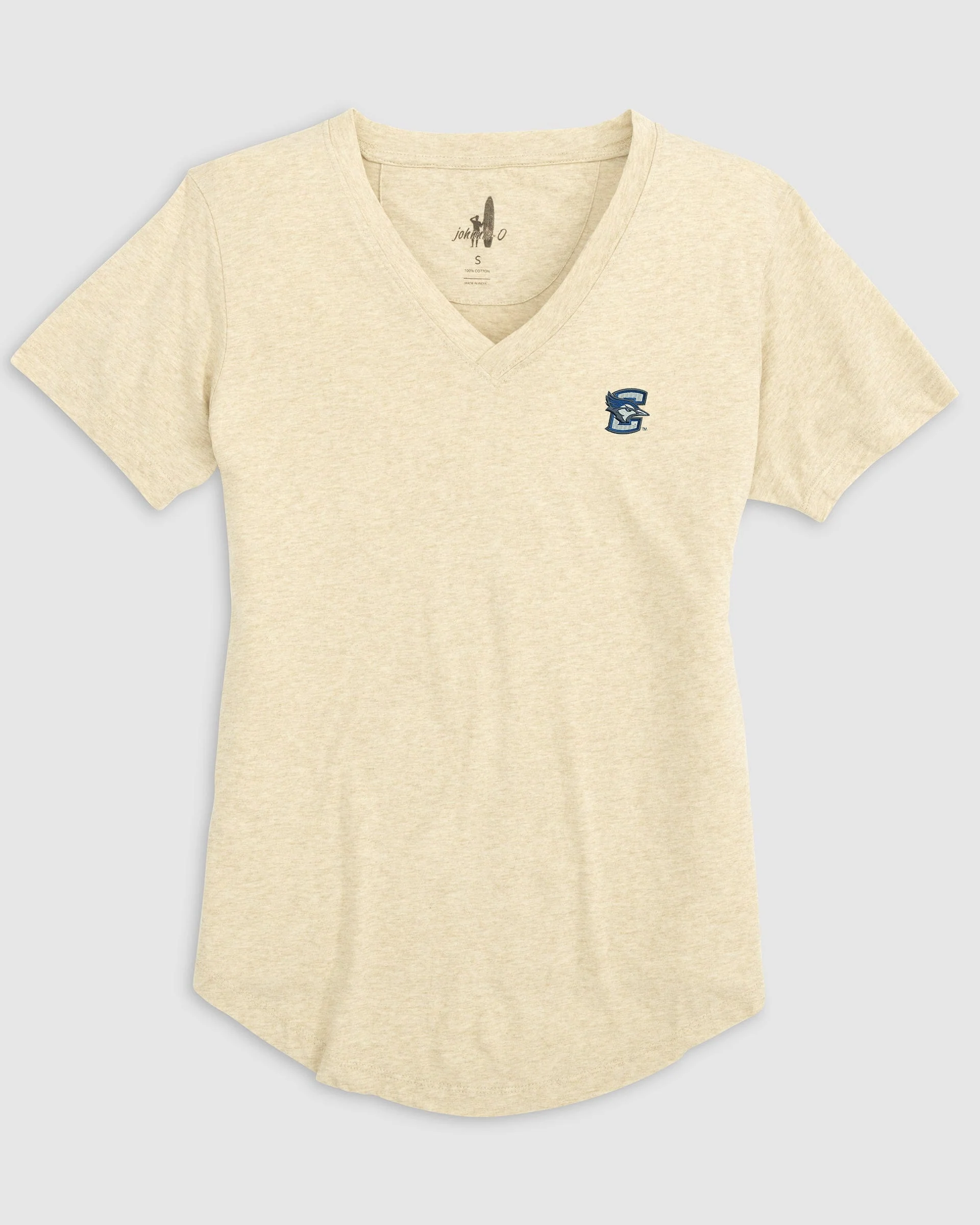 Women's Creighton University Merediths V-Neck T-Shirt - Image 3