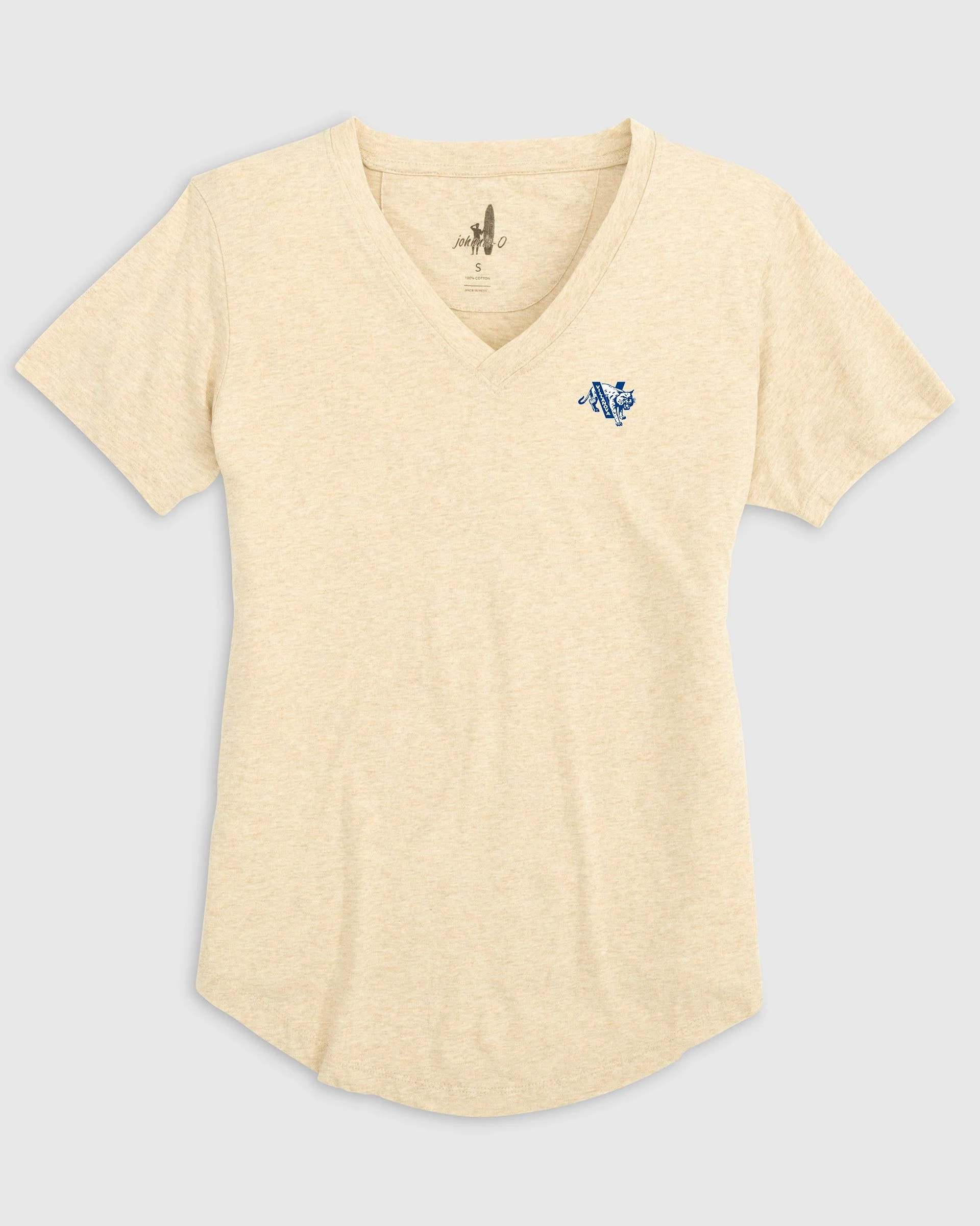 Women's Villanova Merediths V-Neck T-Shirt - Vault Logo - Image 2