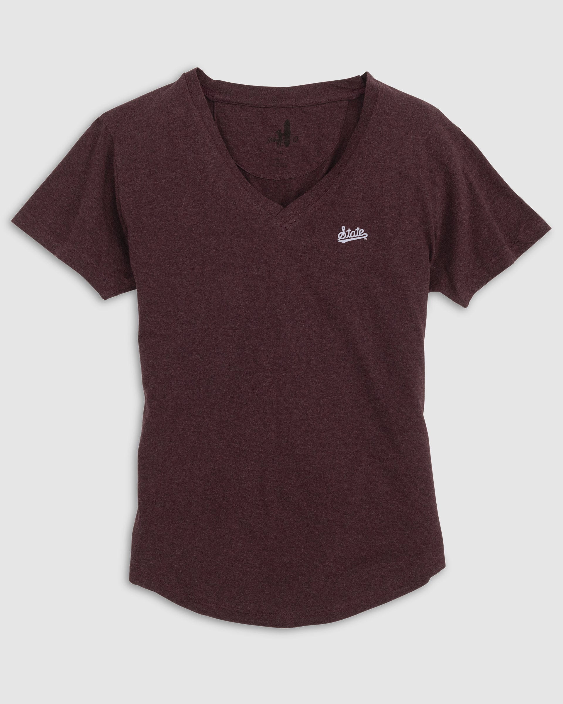 Women's Mississippi State Merediths V-Neck T-Shirt - State Logo - Image 5