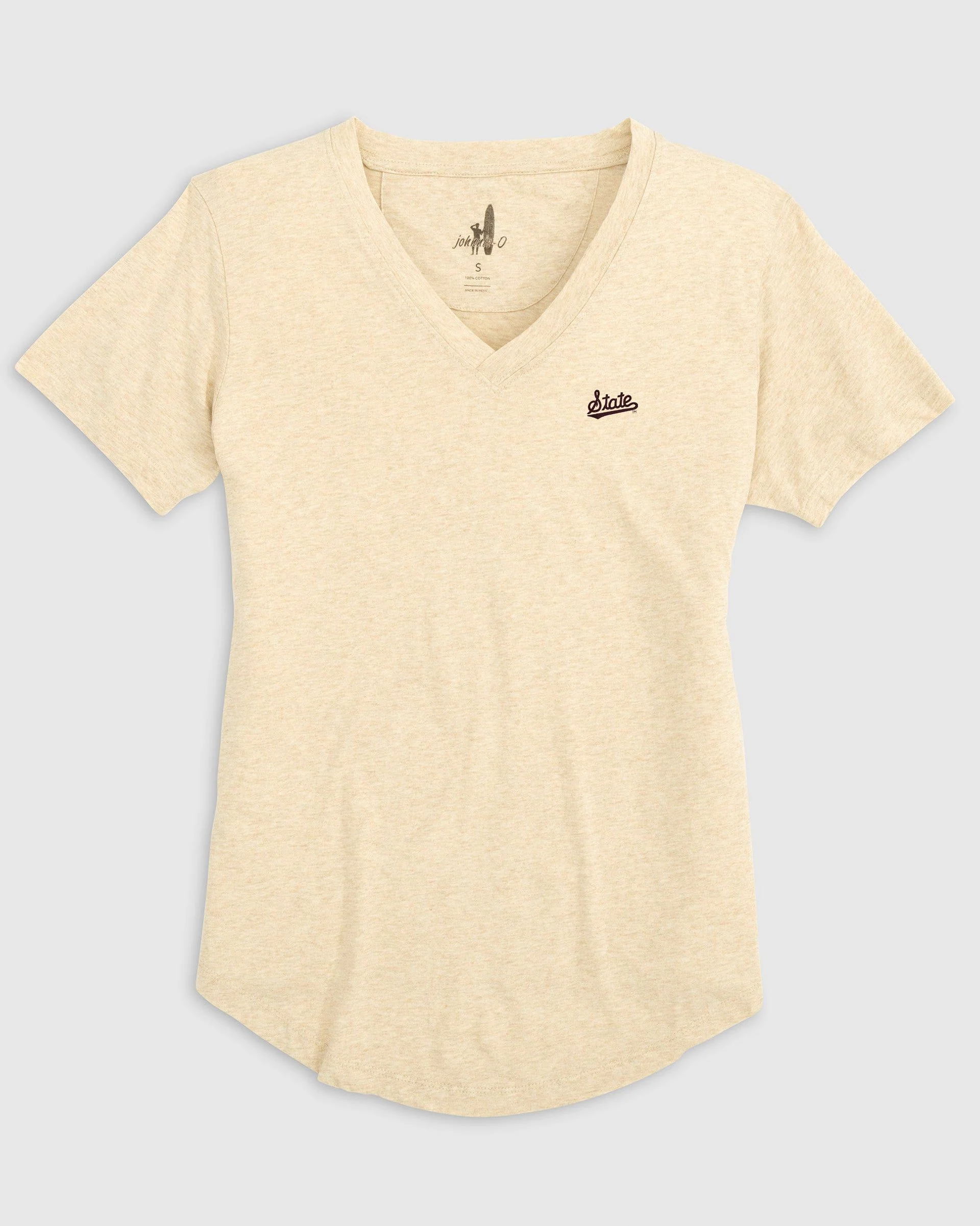 Women's Mississippi State Merediths V-Neck T-Shirt - State Logo - Image 6