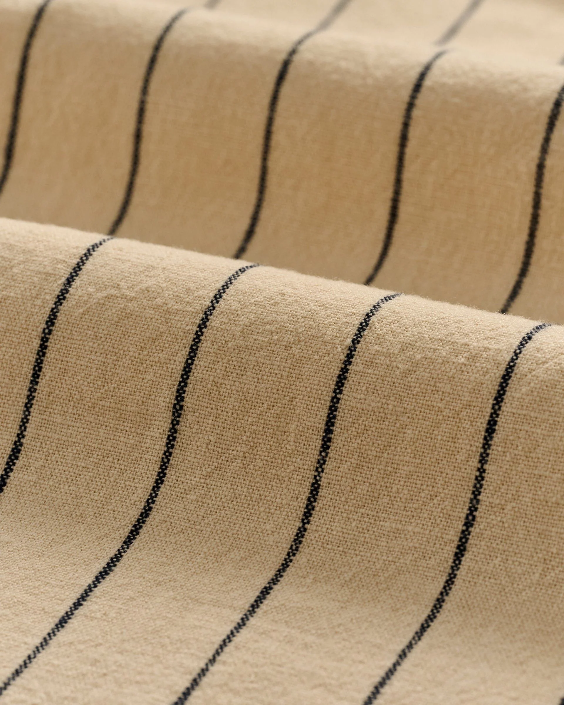 Lilah Linen Blend Pinstripe Beach Trouser - Image 10