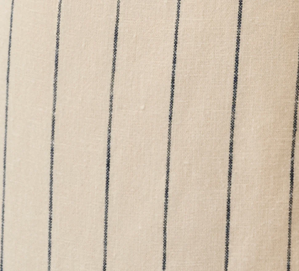 Lilah Linen Blend Pinstripe Beach Trouser - Image 11