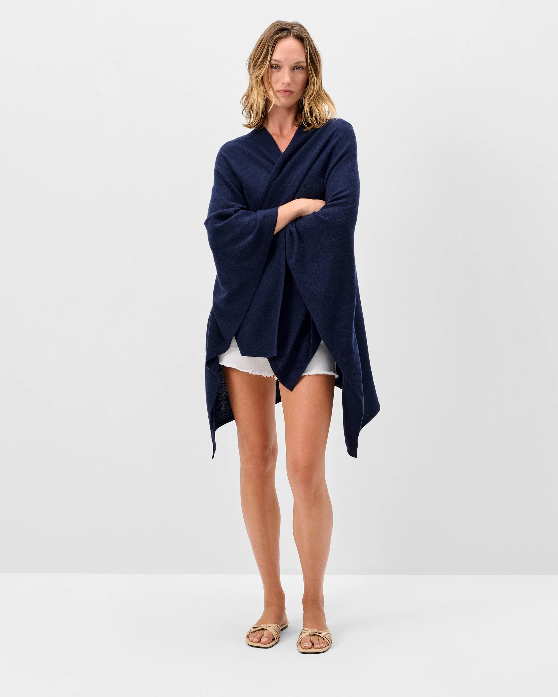 Louisa Cashmere Blend Wrap - Image 5