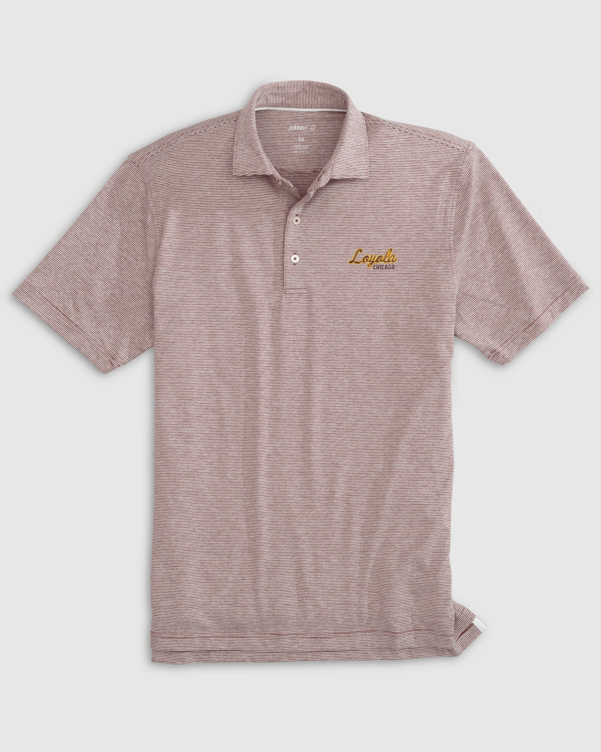 Loyola Chicago Lyndonn Striped Jersey Performance Polo - Image 3