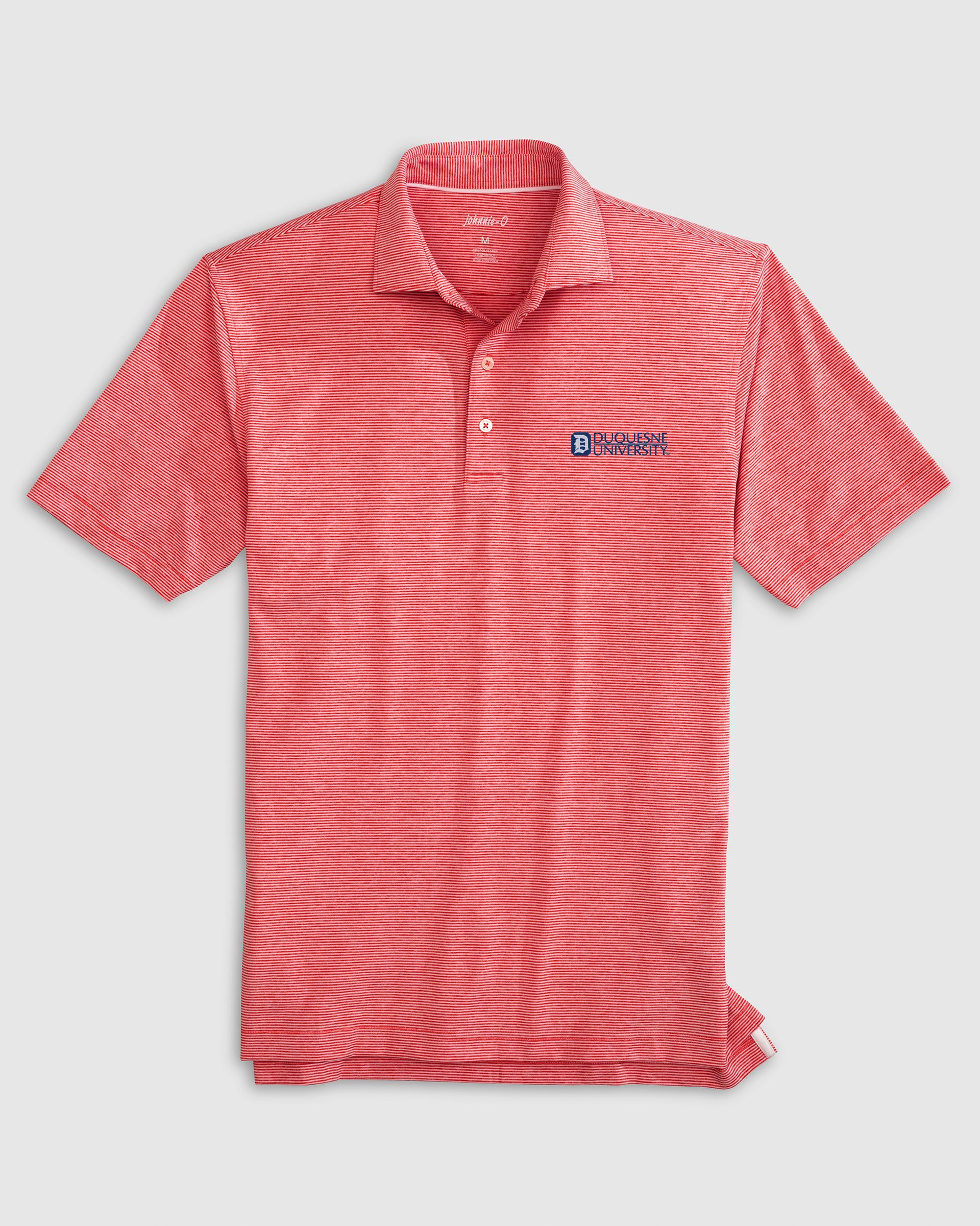 Duquesne University Lyndonn Striped Jersey Performance Polo - Image 4