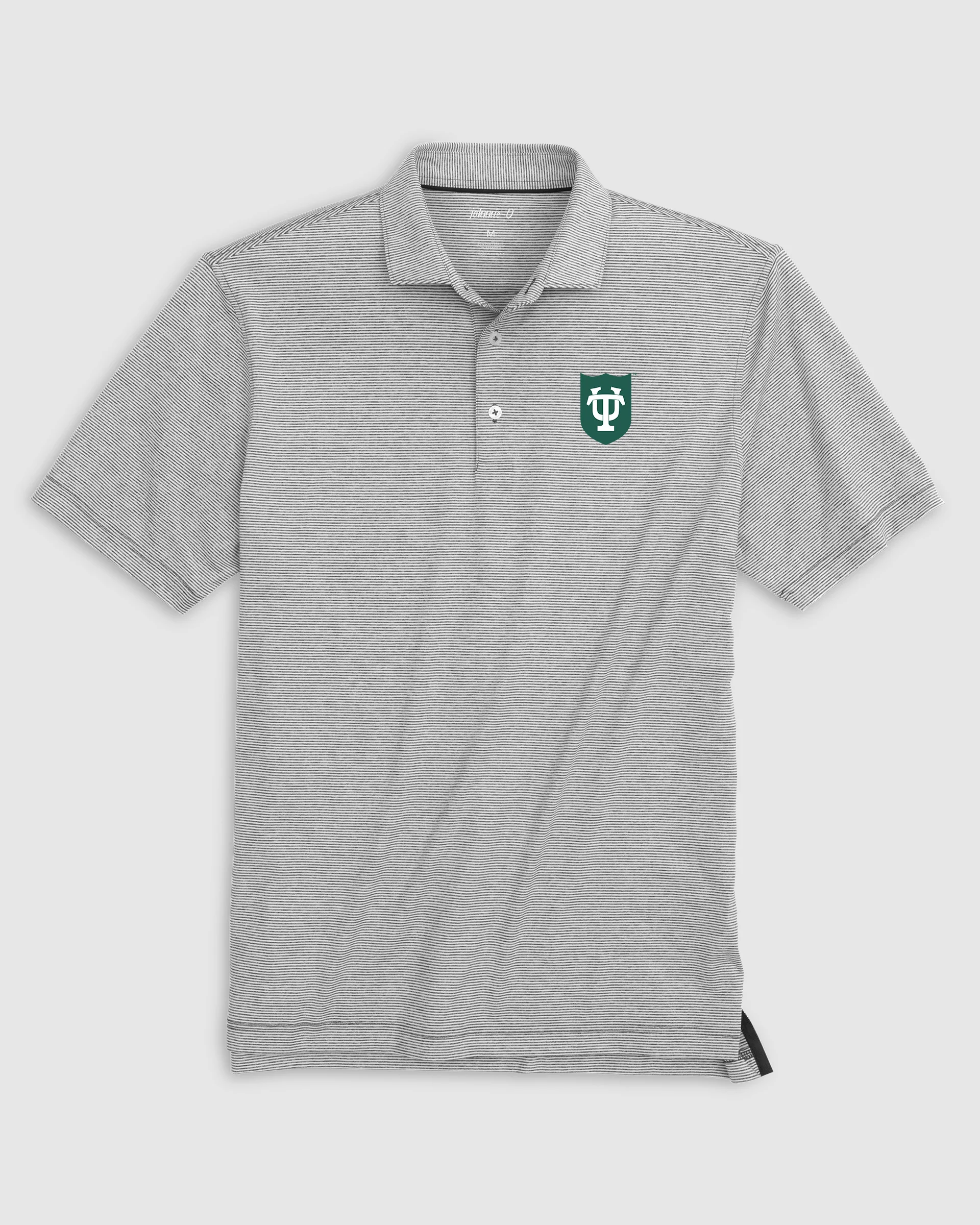 Tulane Lyndonn Striped Jersey Performance Polo