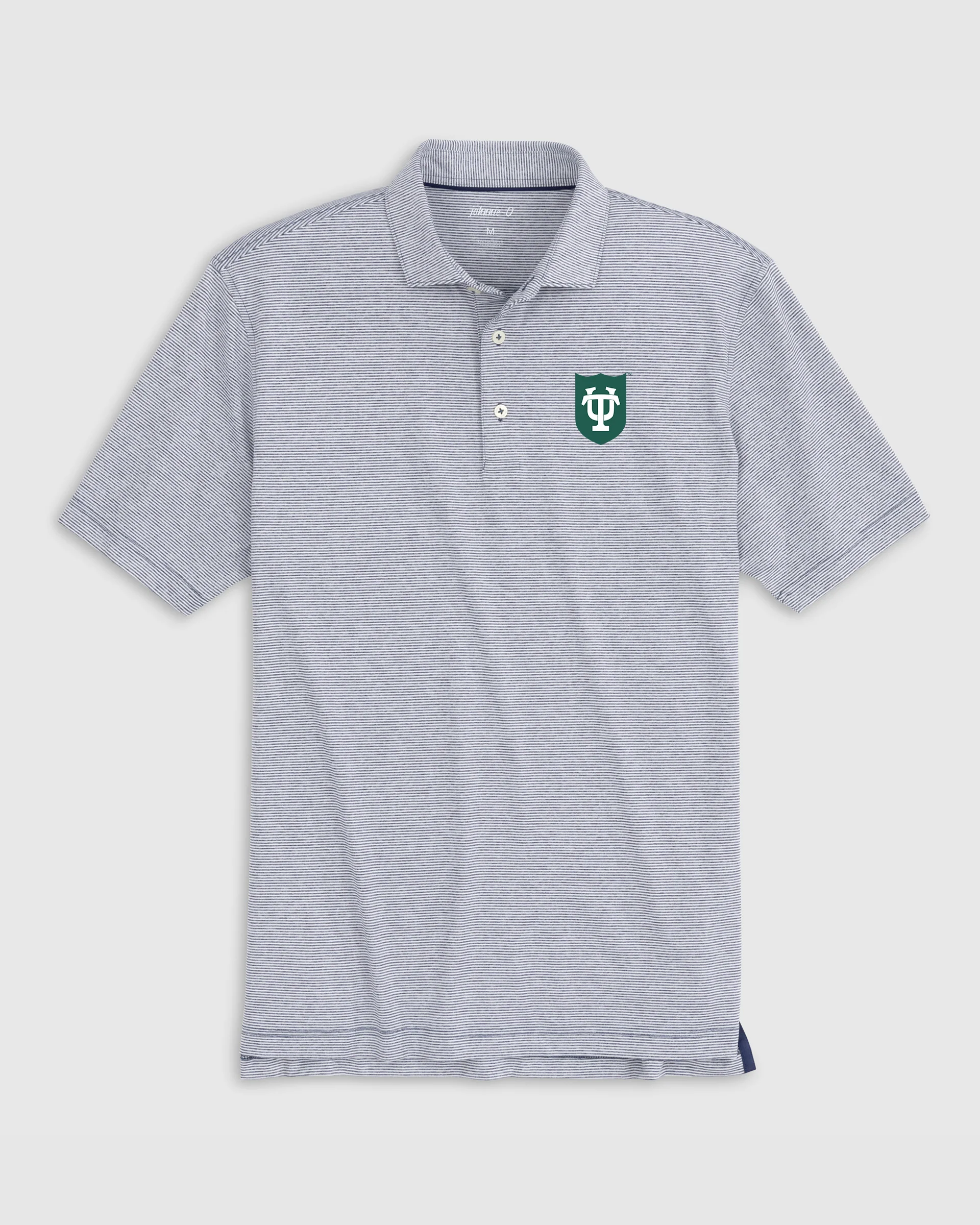 Tulane Lyndonn Striped Jersey Performance Polo - Image 7
