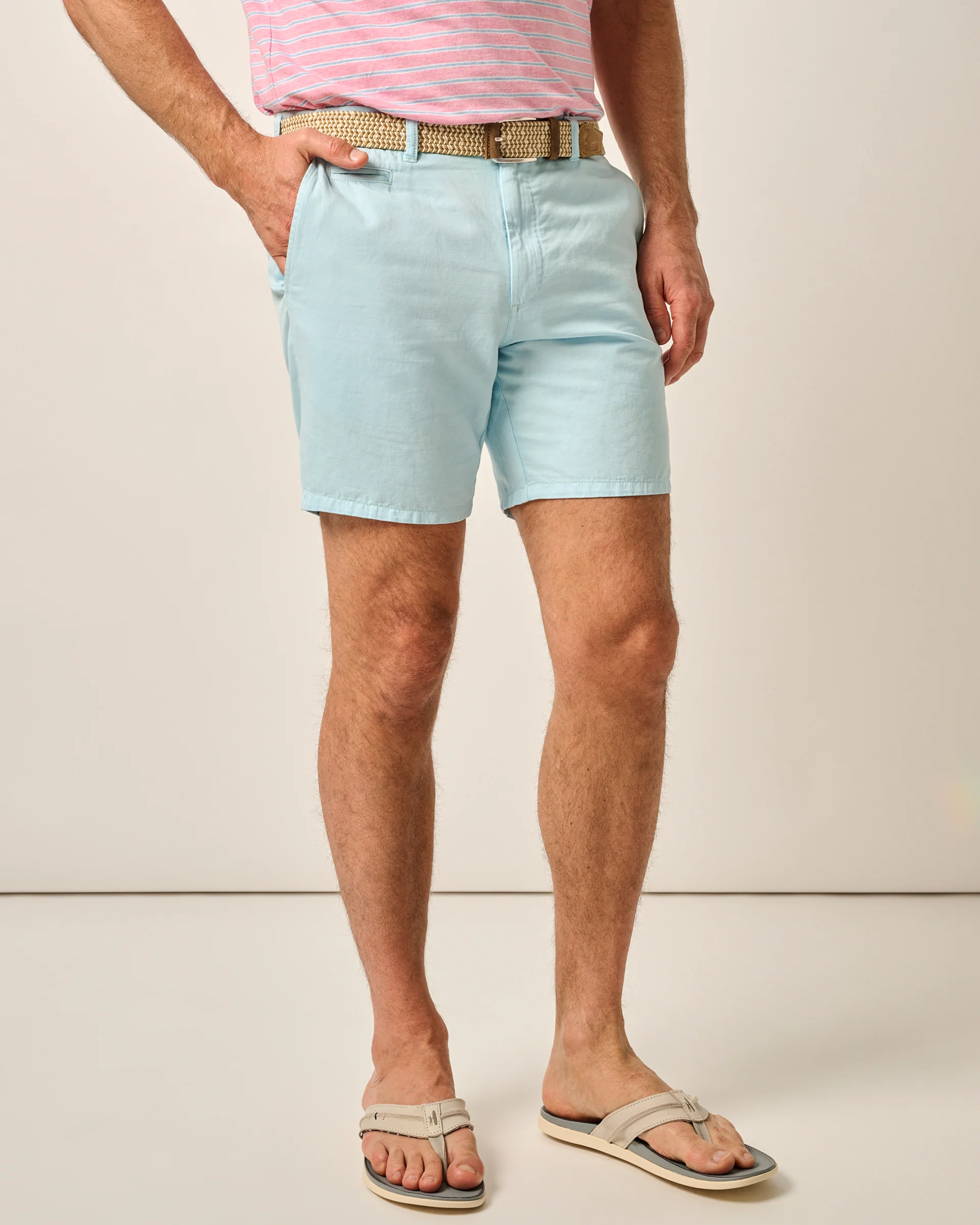 Melrose Cotton Linen Shorts - Image 10